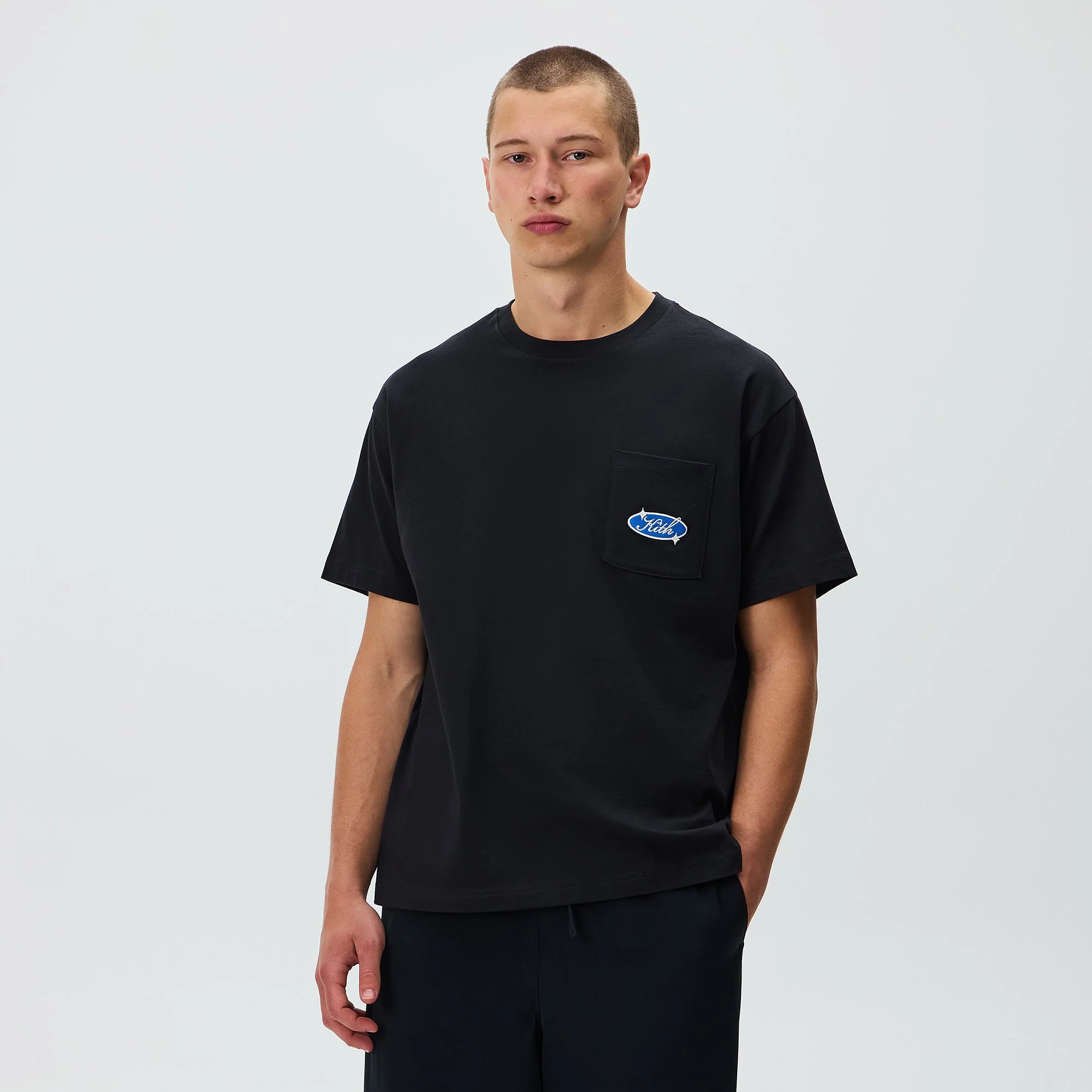Kith Freeway Logo Pocket Tee - Black - Image 2