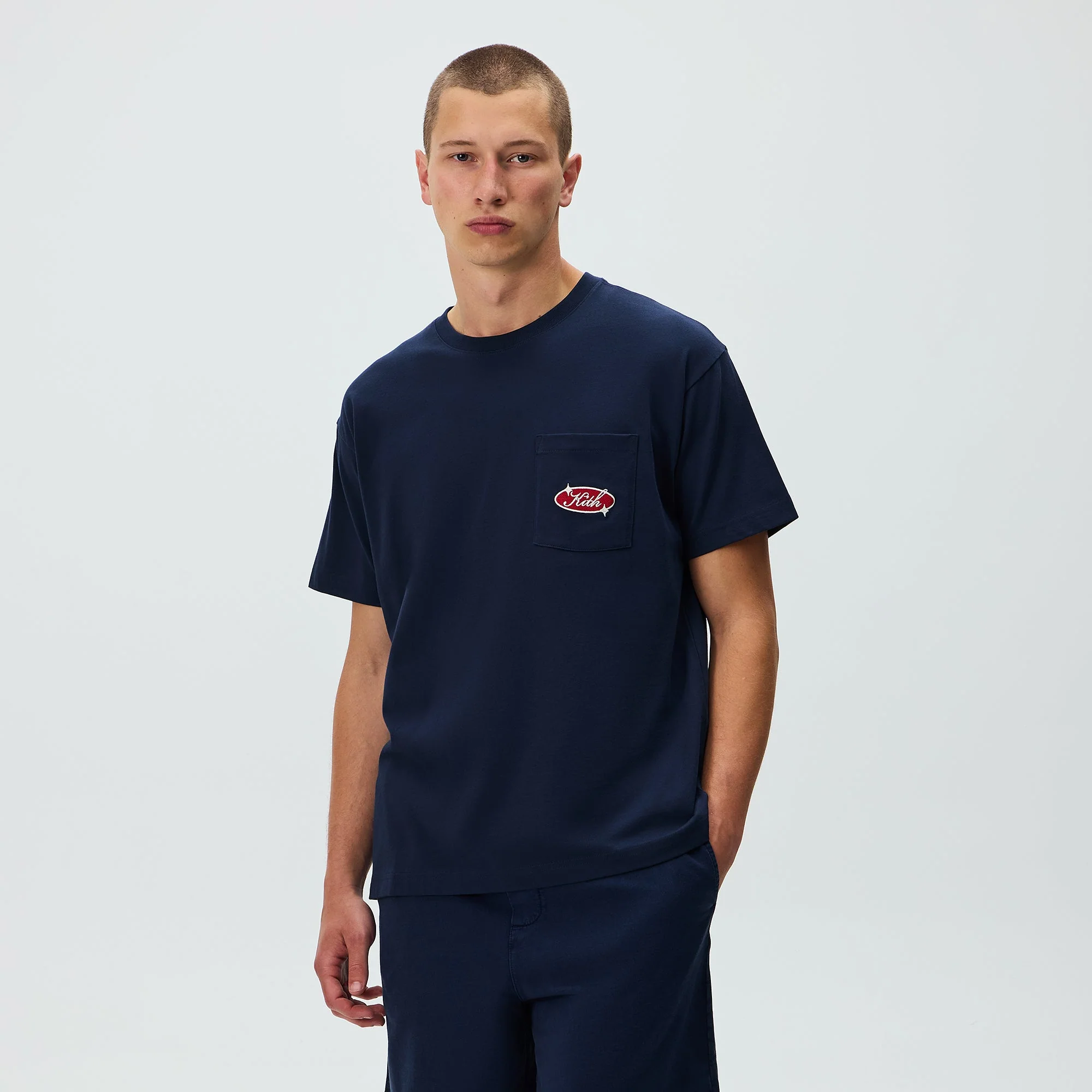Kith Freeway Logo Pocket Tee - Nocturnal - Image 2