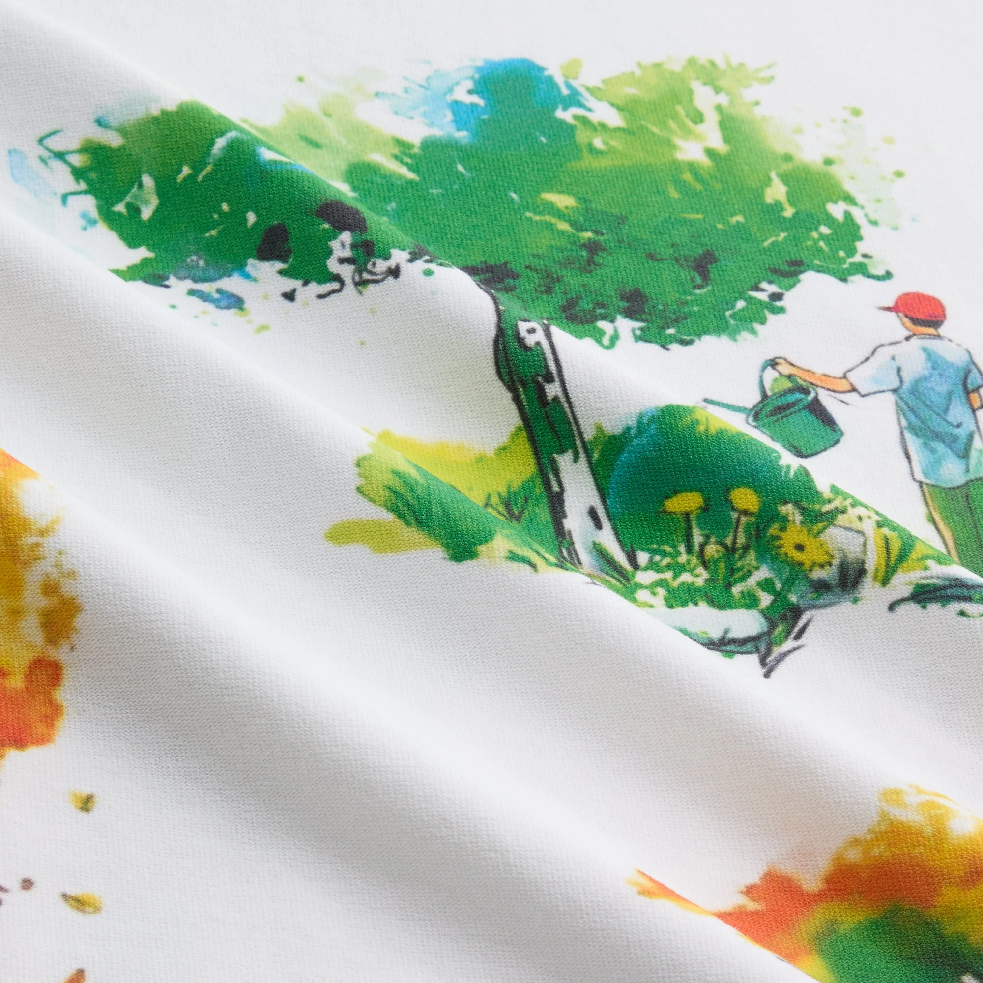Kith & New Balance Watercolor Quinn Tee - White - Image 7