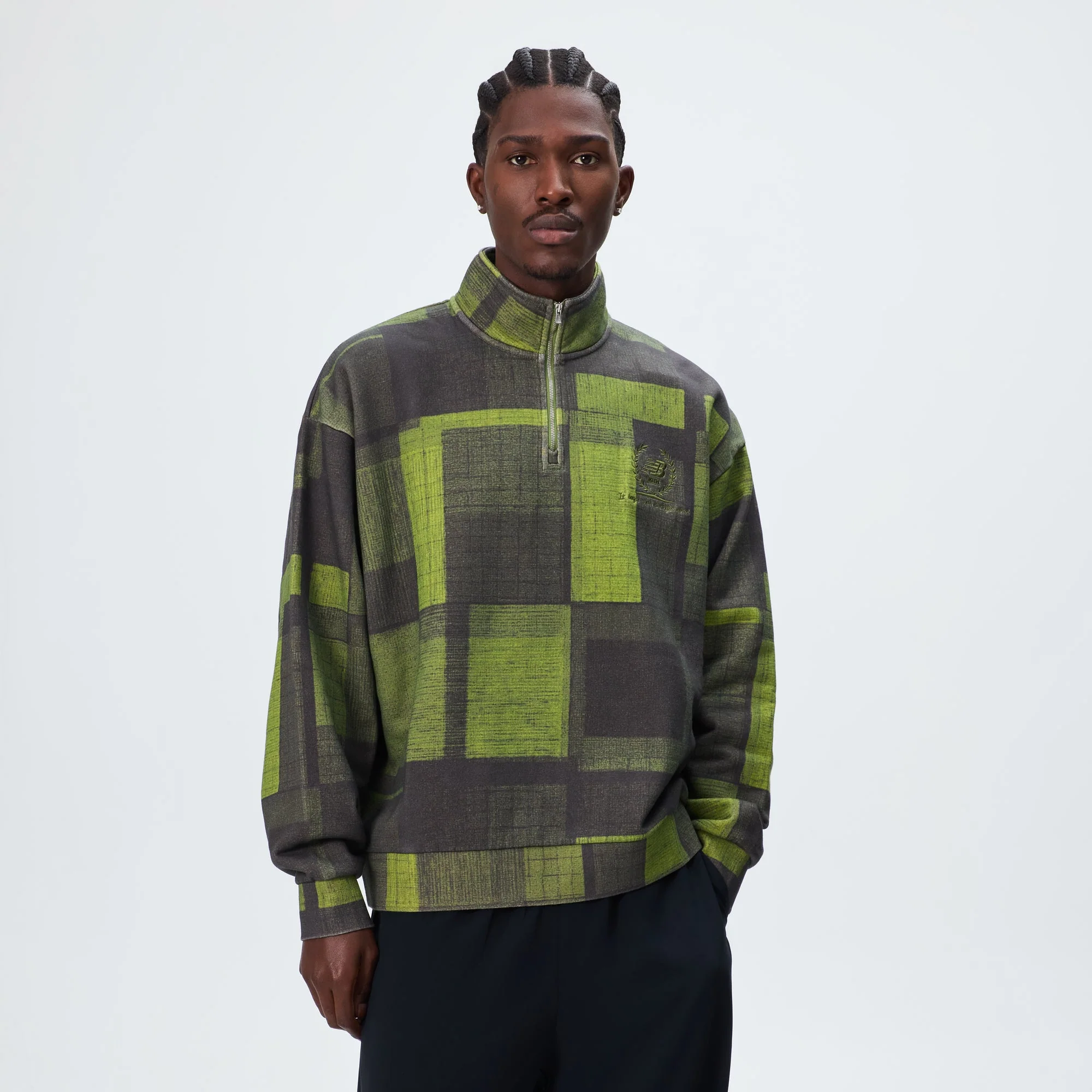 Kith & New Balance Woodblock Nelson Quarter Zip - Calliste - Image 2
