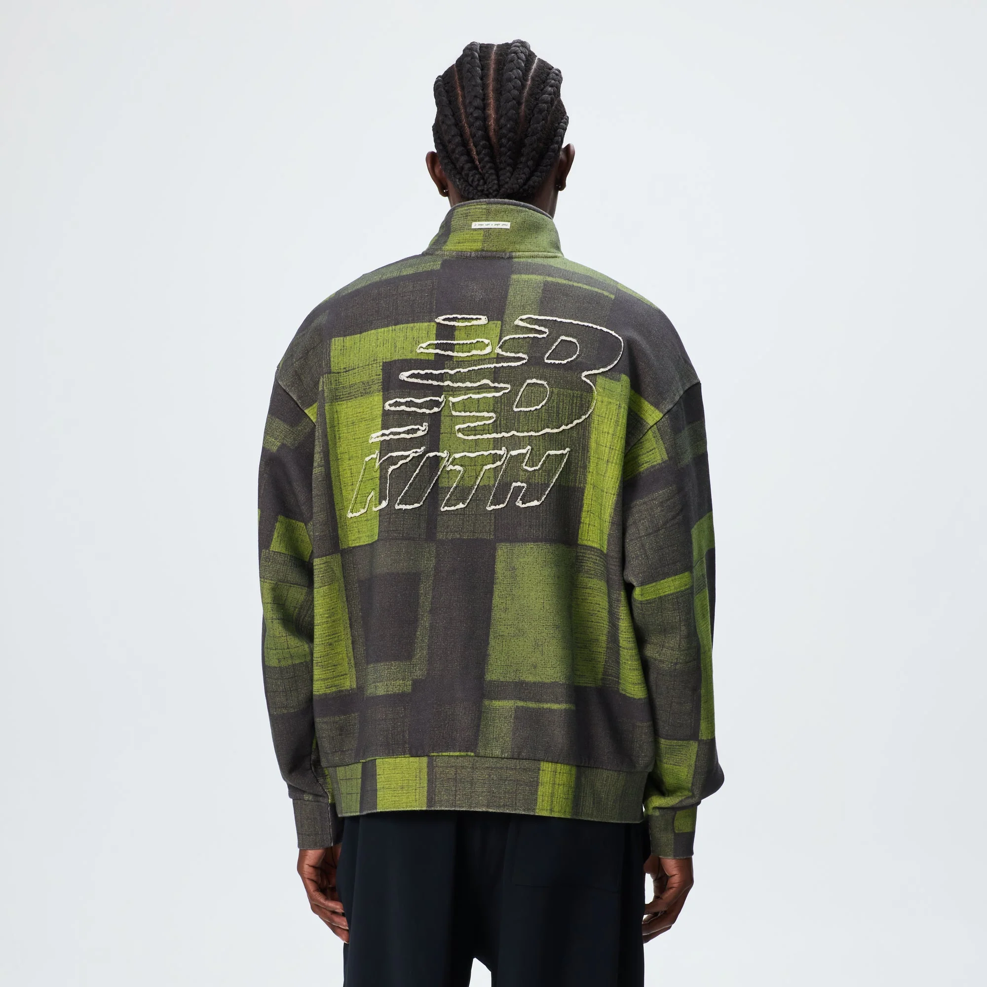 Kith & New Balance Woodblock Nelson Quarter Zip - Calliste - Image 3