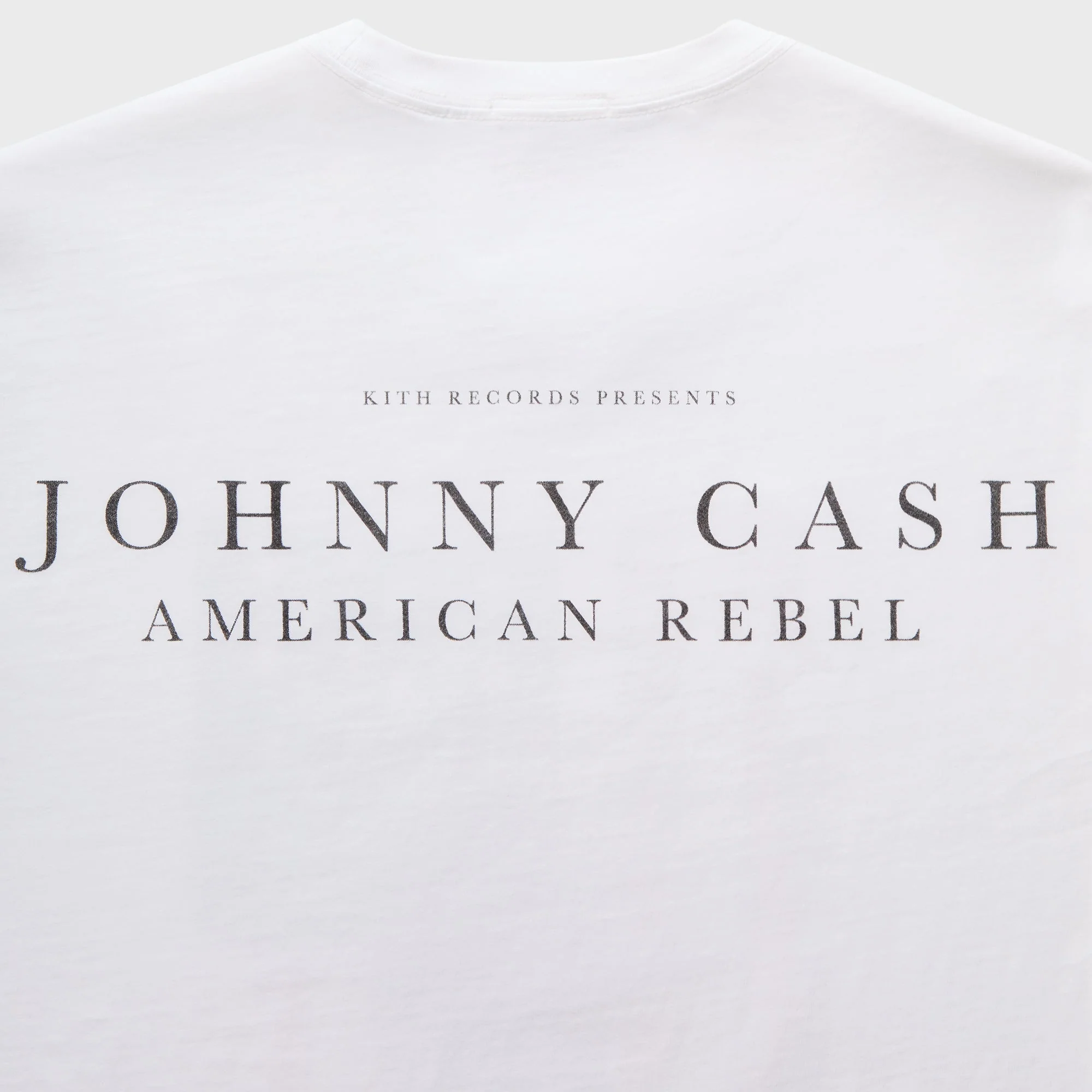 Kith Records for Johnny Cash American Flag Vintage Tee - White - Image 4