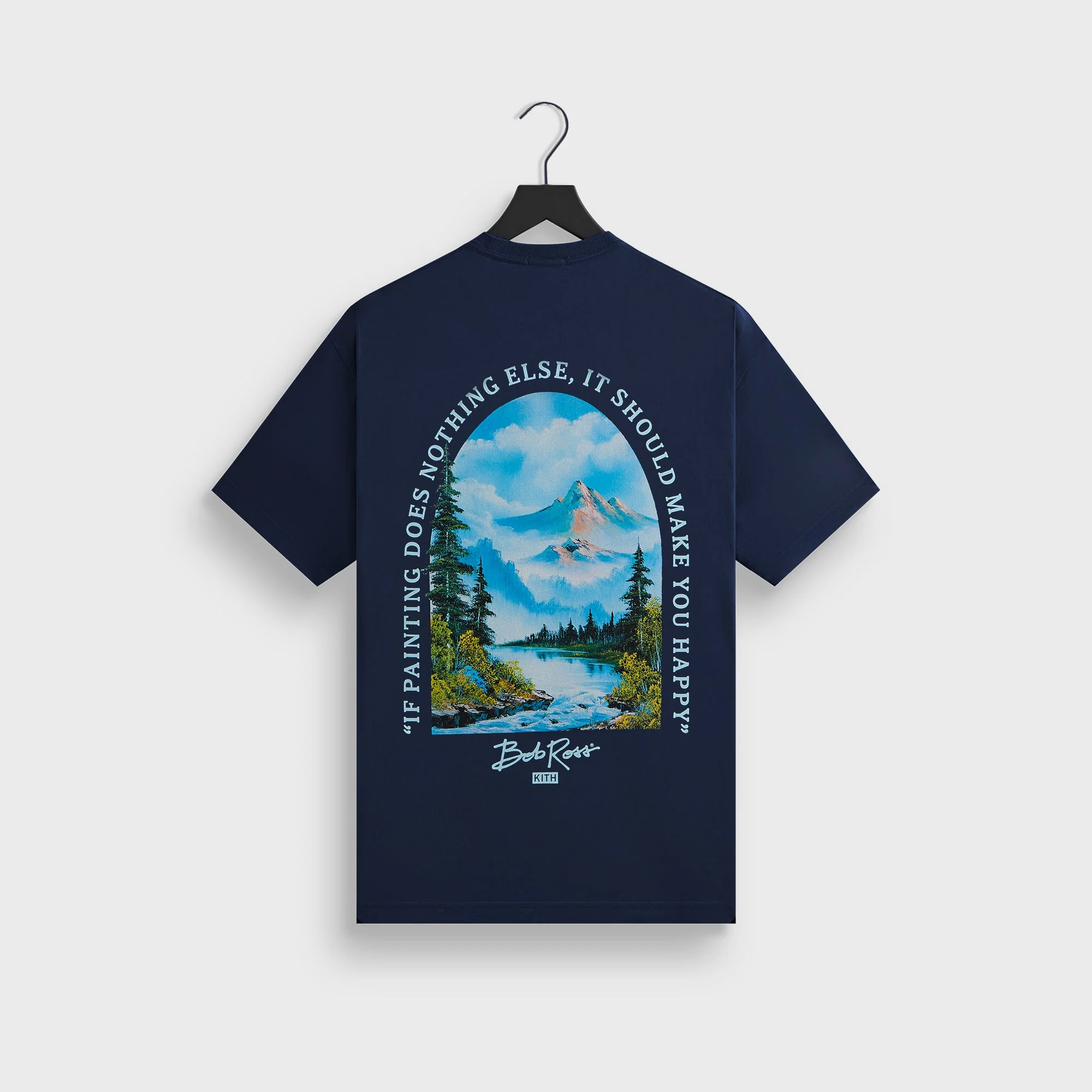 Kith for Bob Ross Purpose Tee - Nocturnal - Image 2