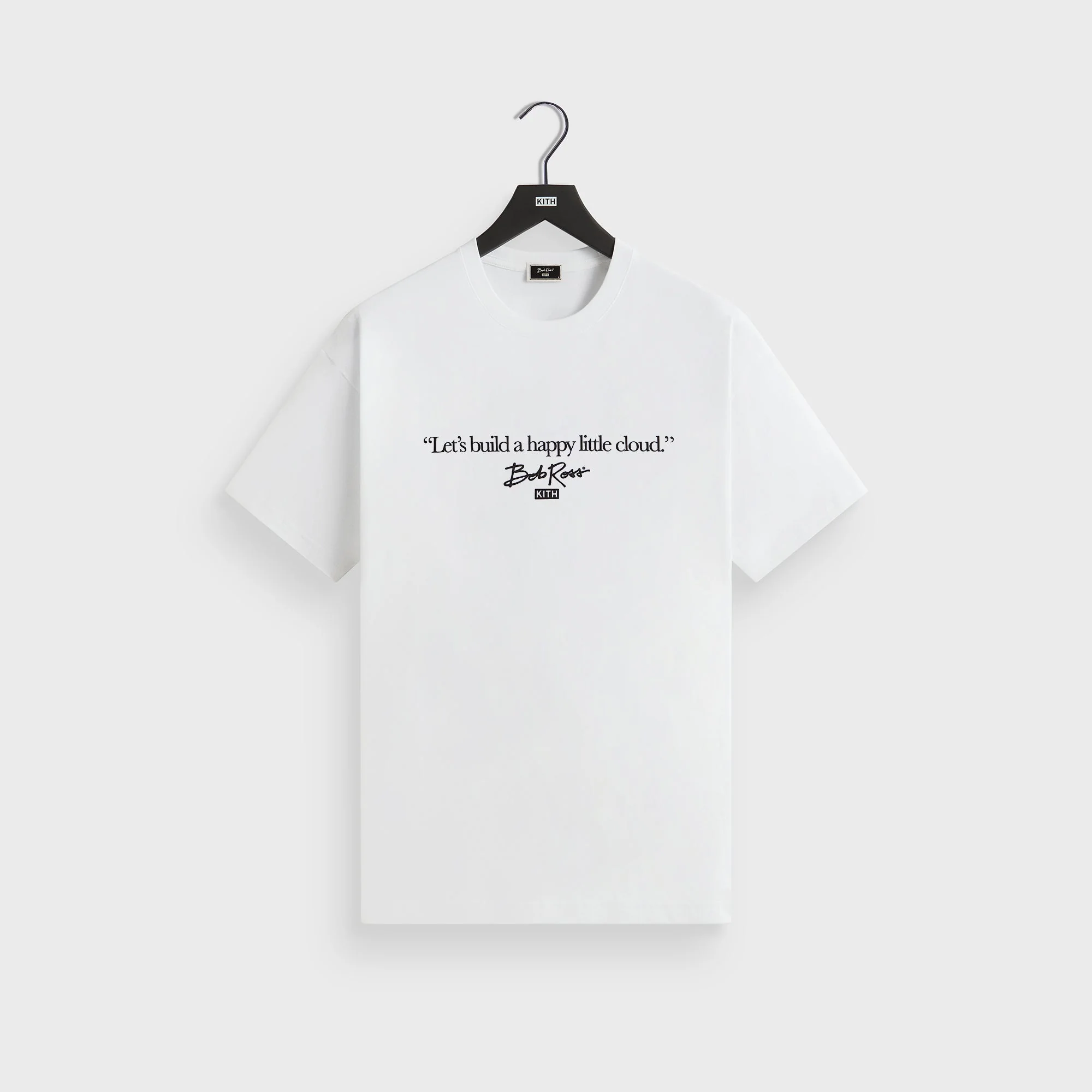 Kith for Bob Ross Happy Clouds Quote Tee - White