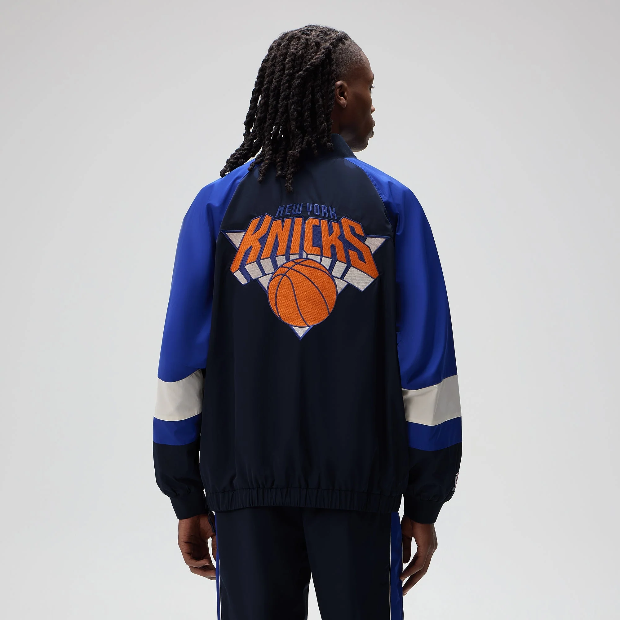 Kith for the New York Knicks Nylon Quarter Zip - Nocturnal - Image 3