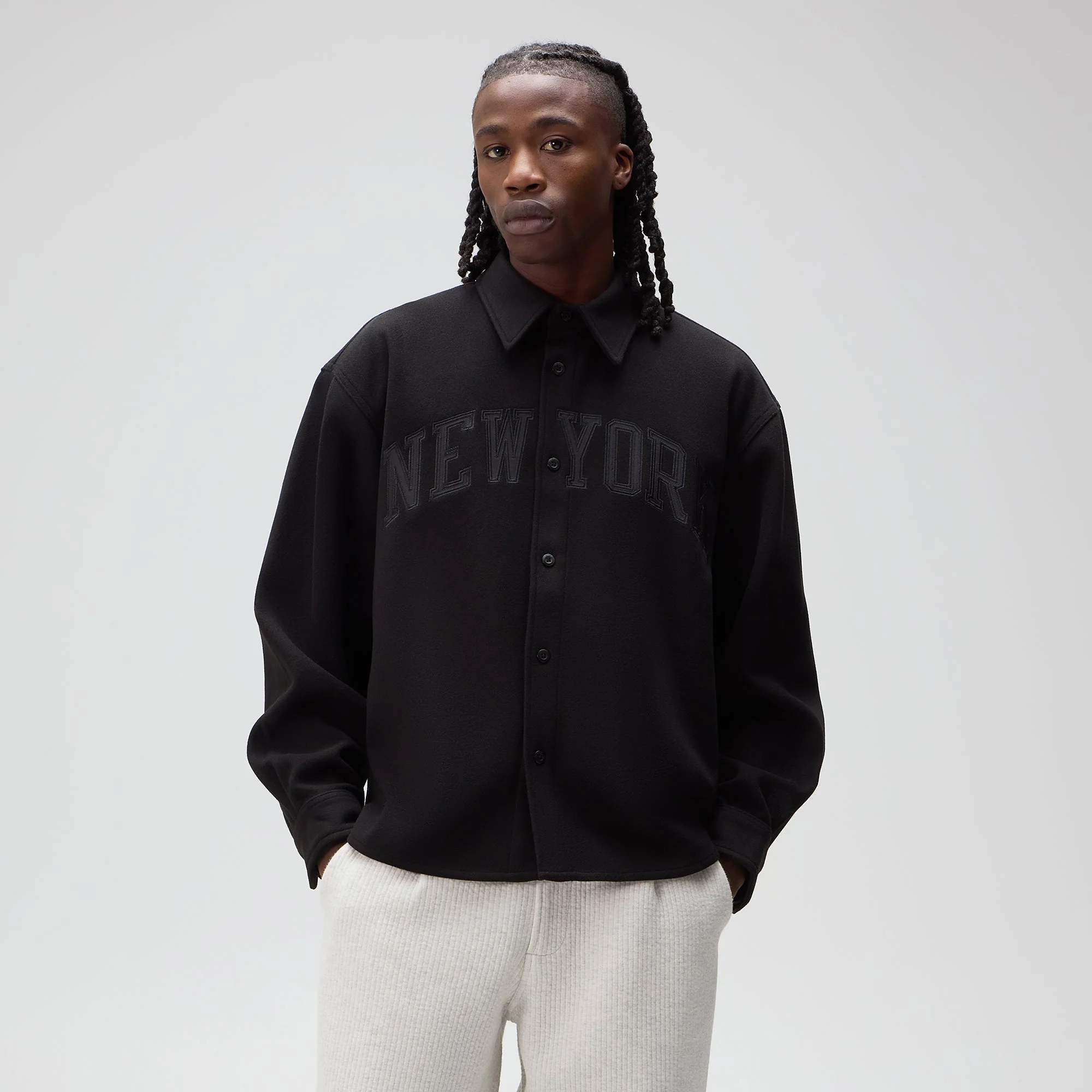 Kith for the New York Knicks Felted Apollo Shirt - Black - Image 2