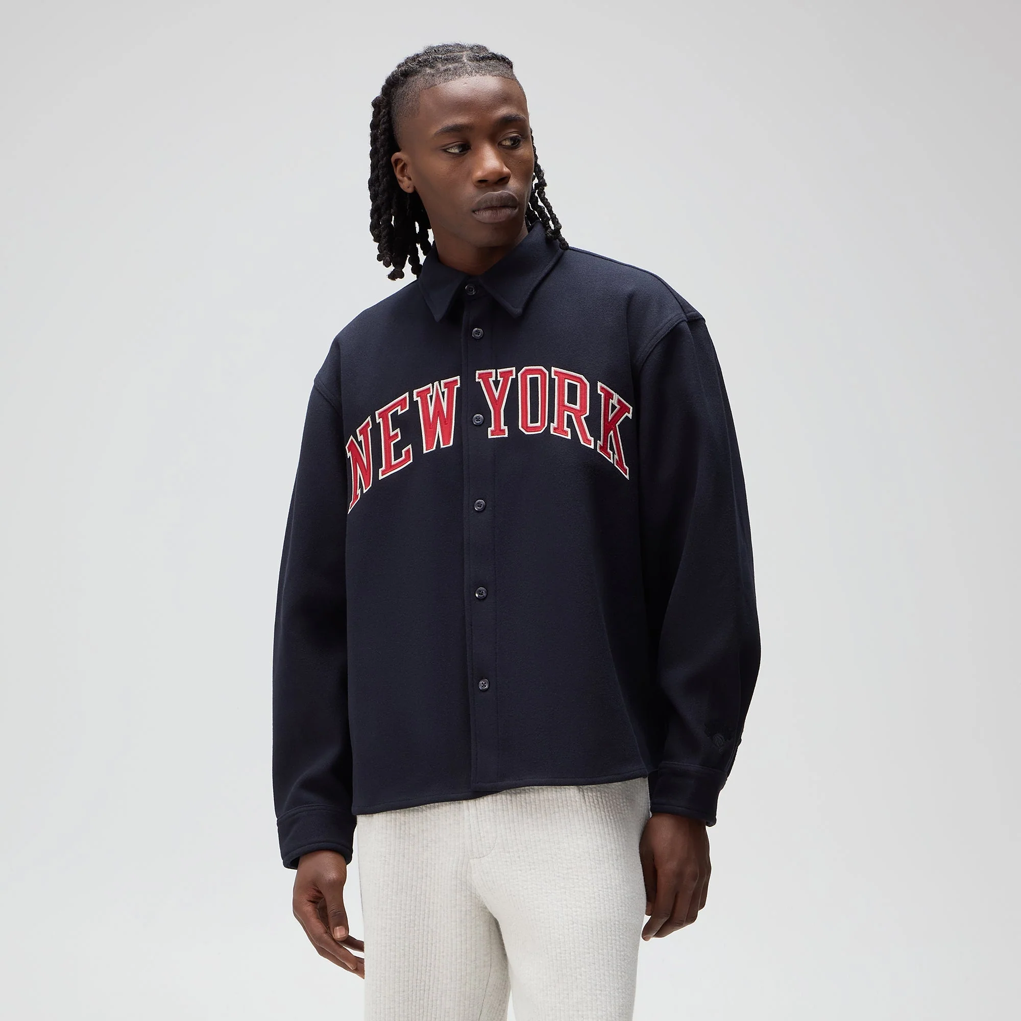 Kith for the New York Knicks Felted Apollo Shirt - Nocturnal - Image 2