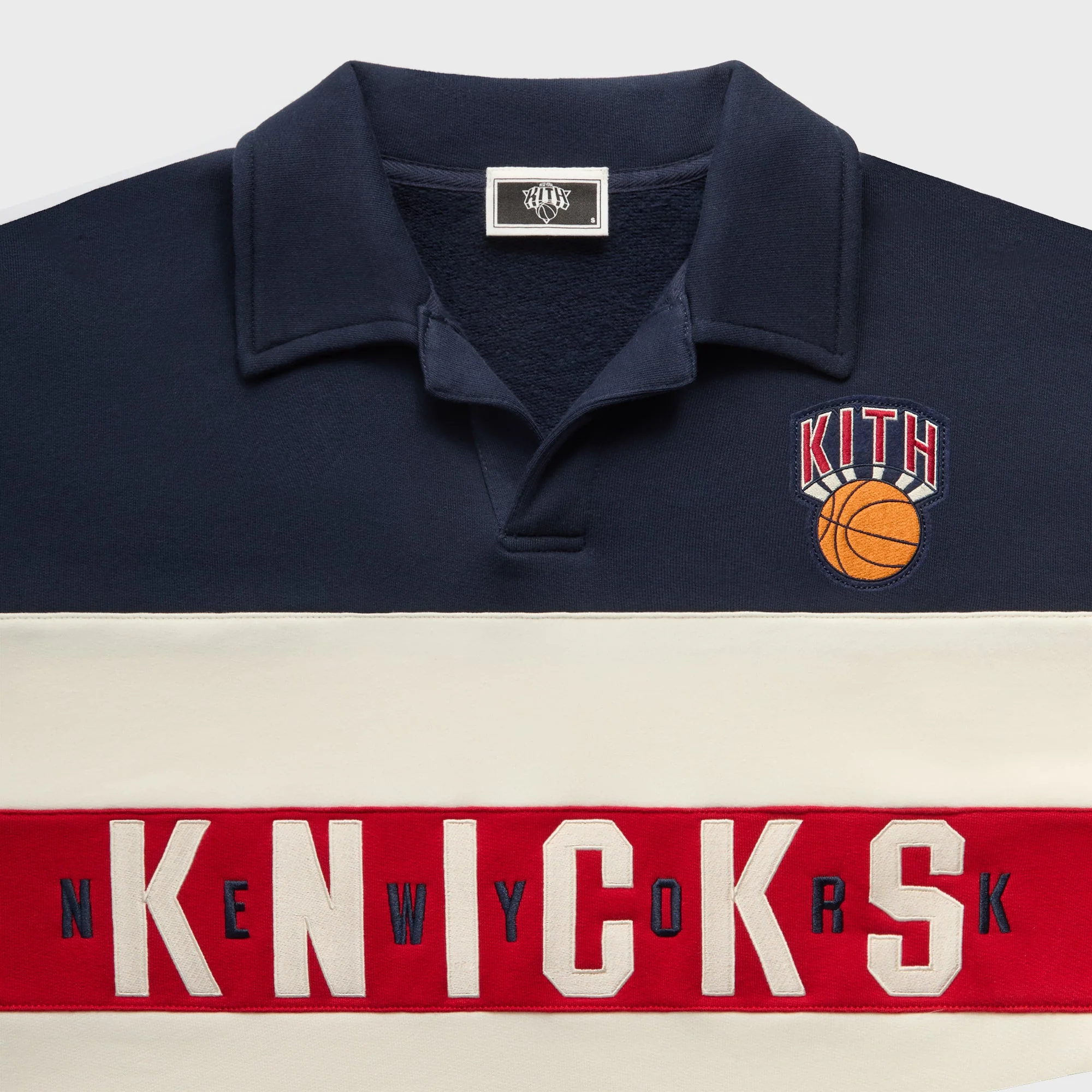 Kith for the New York Knicks Classic Nelson Rugby - Nocturnal - Image 4