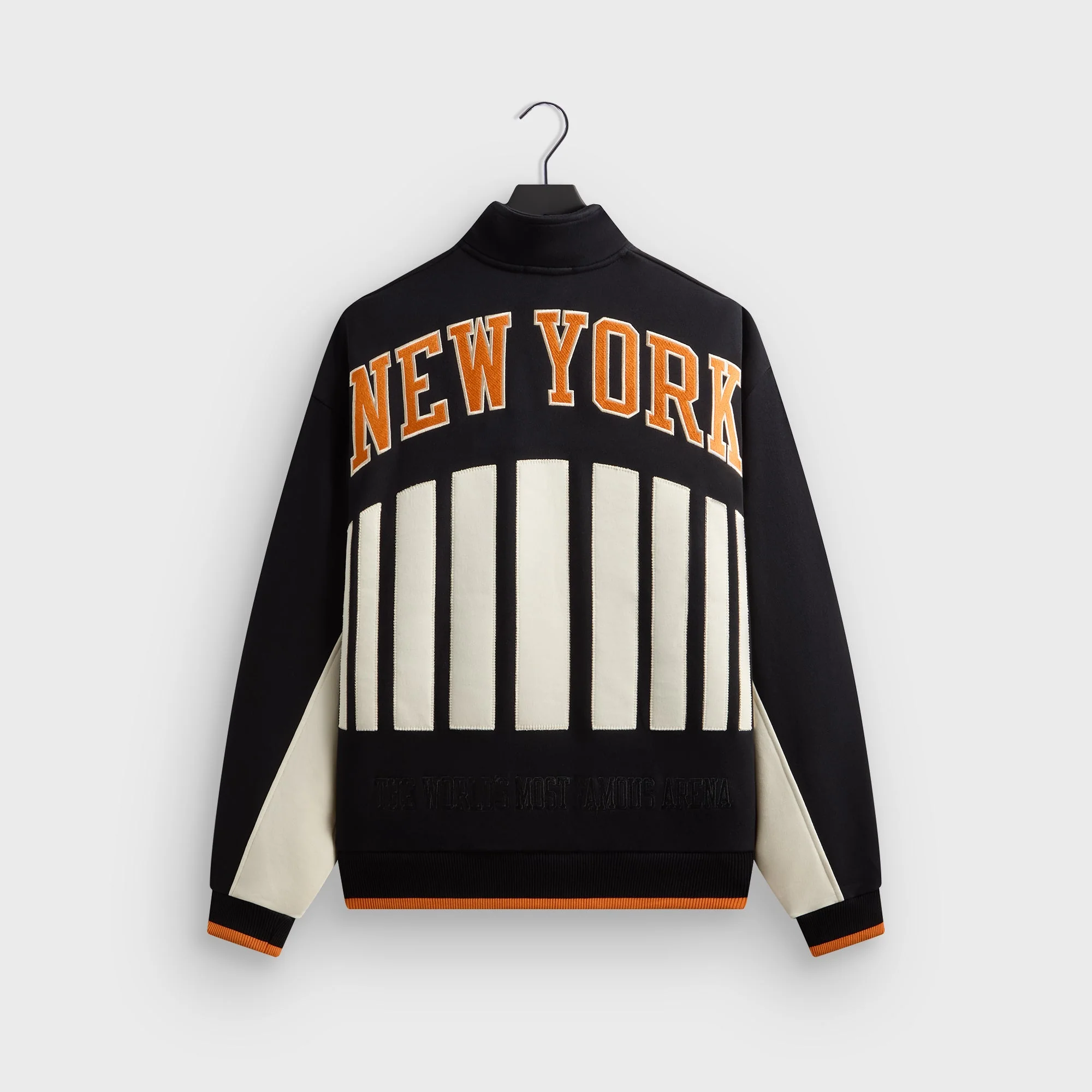Kith for the New York Knicks Madison Square Garden Vintage Nelson Quarter Zip - Black - Image 4