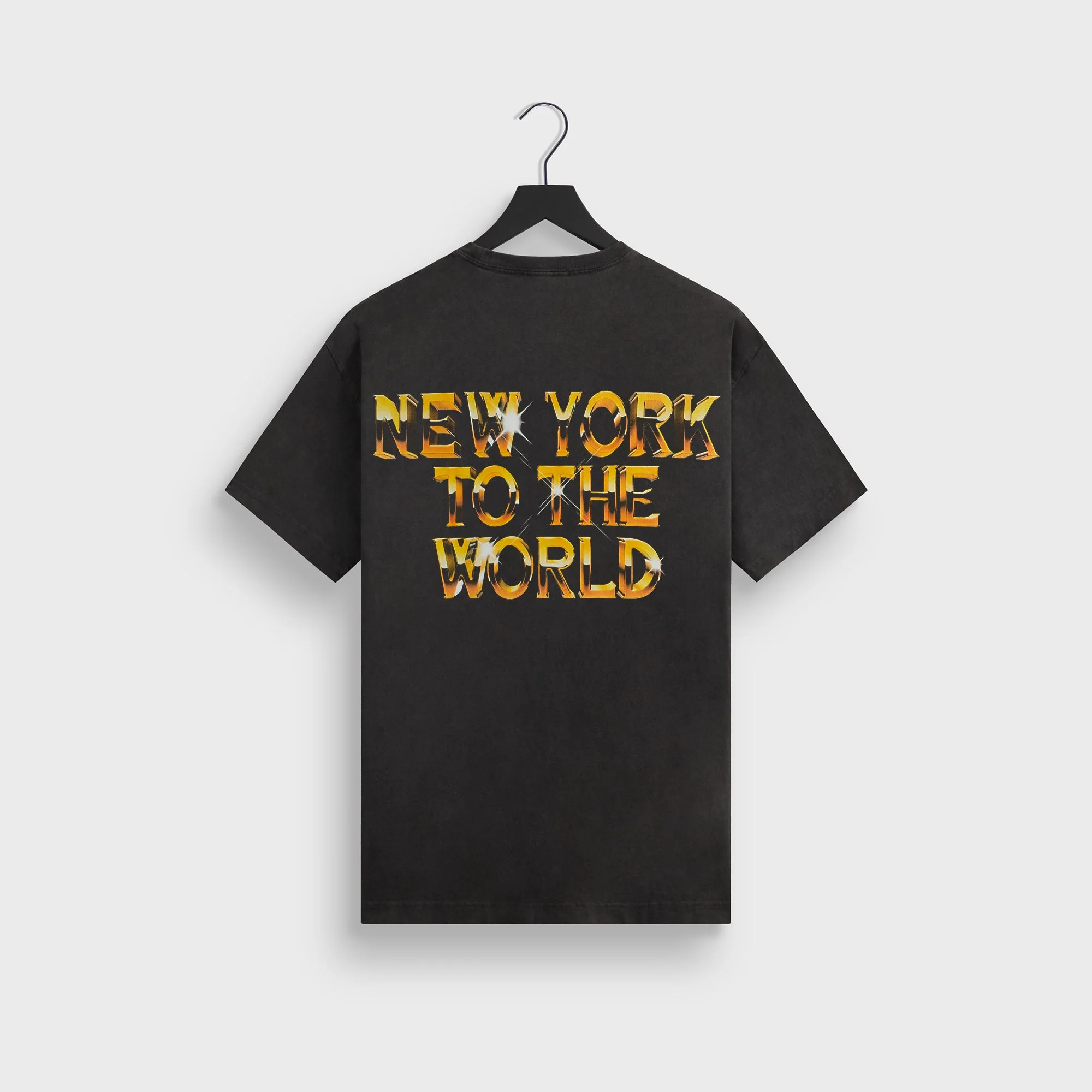 Kith for the New York Knicks Gold Vintage Jones Tee - Black - Image 4