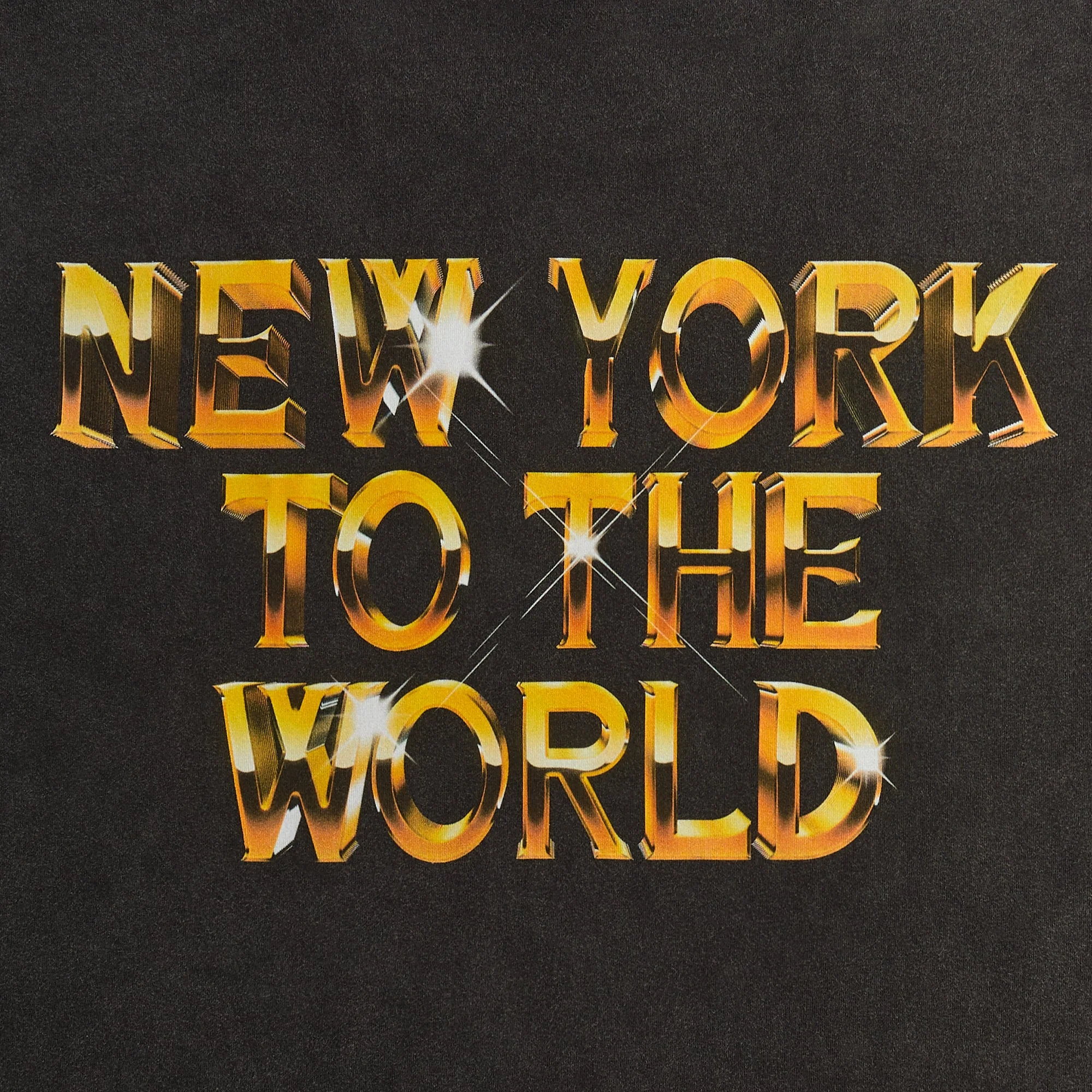 Kith for the New York Knicks Gold Vintage Jones Tee - Black - Image 6