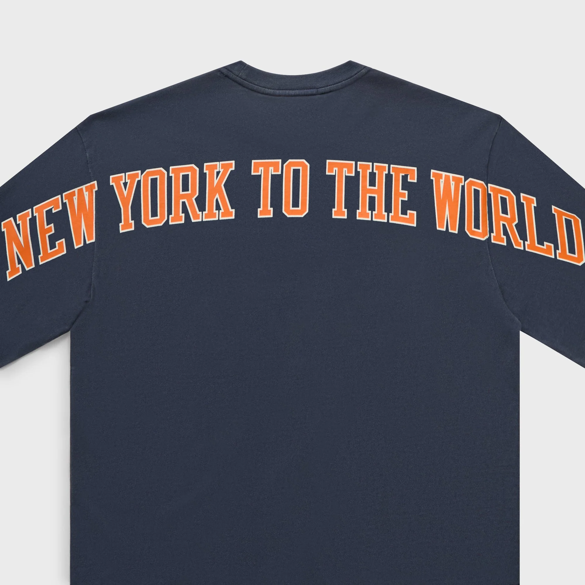 Kith for the New York Knicks Knickerbockers Long Sleeve Quinn Vintage Tee - Nocturnal - Image 7