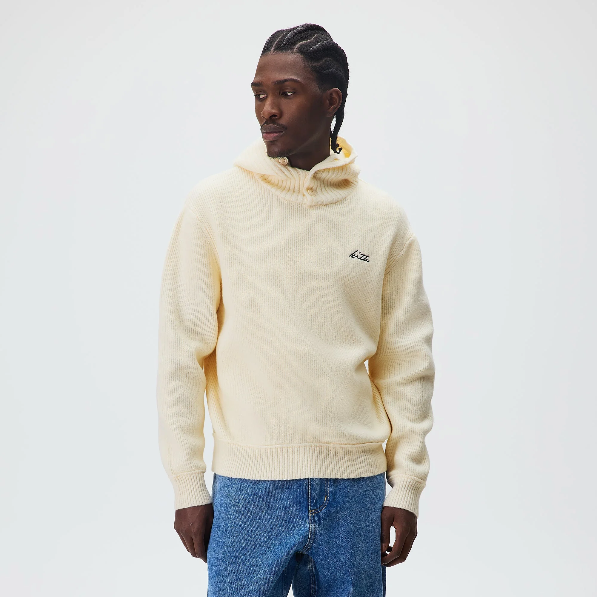 Kith Lucero Knit Hoodie - Sandrift - Image 2
