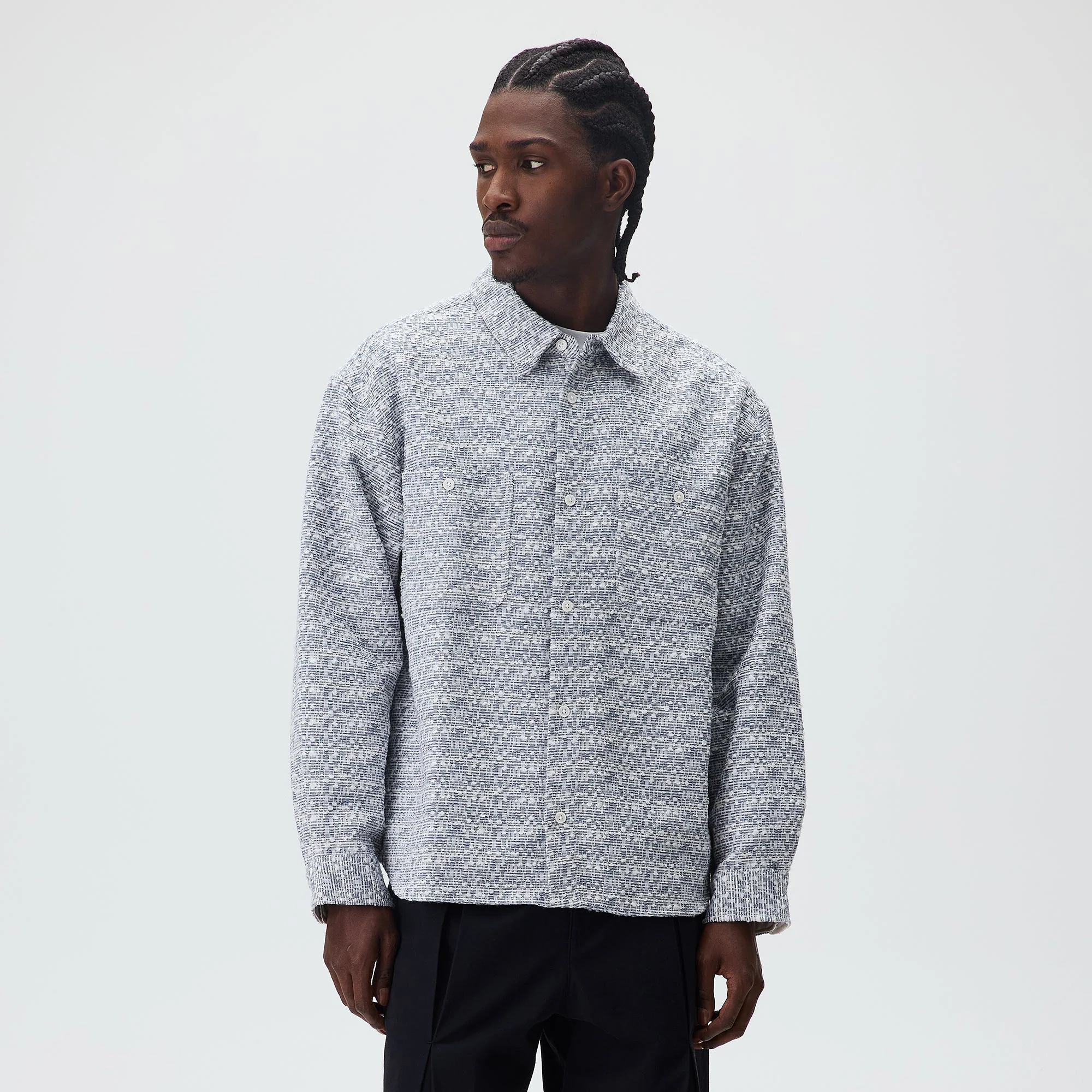 Kith Mixed Weave Apollo Shirt - Savor - Image 2