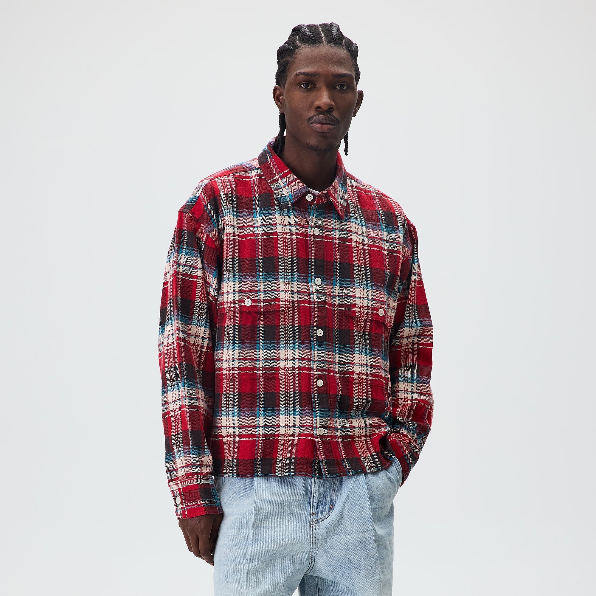 Kith Plaid Henson Button Down Shirt - Might - Image 2