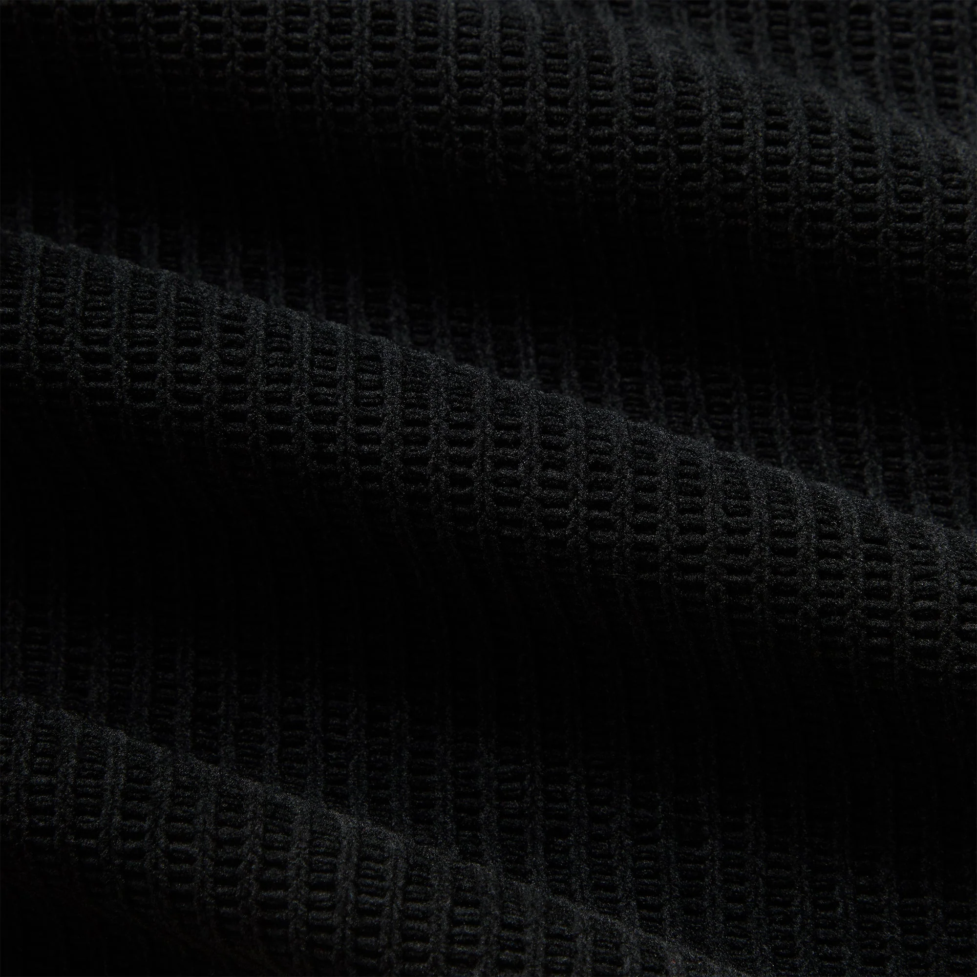 Kith Rib Stitch Ronin Henley Sweater - Black - Image 4