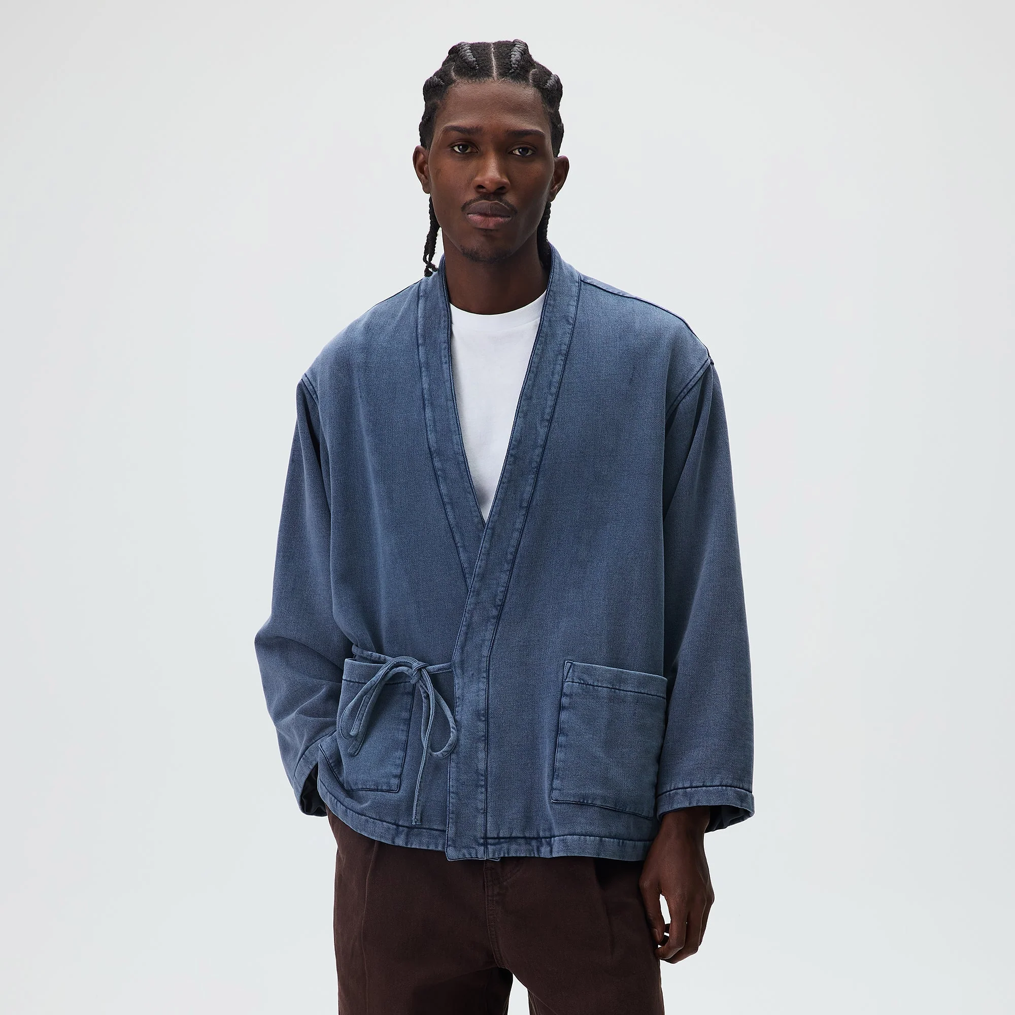 Kith Indigo Fleece Karter Gi Jacket - Vast - Image 2