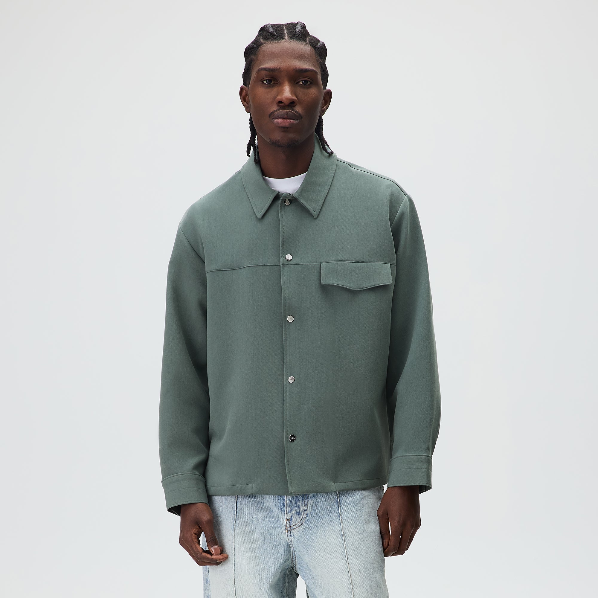 Kith Midweight Double Weave Montague Shirt - Court - Image 2
