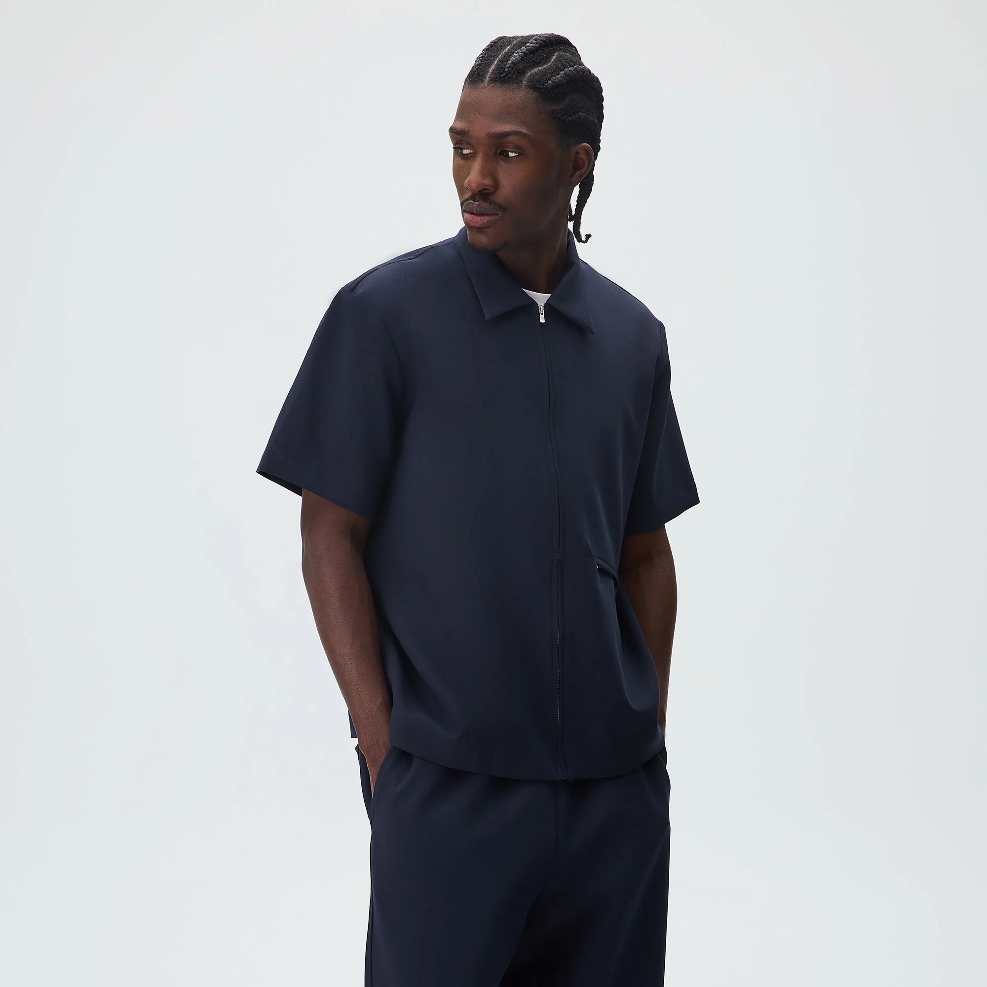 Kith Midweight Double Weave Davenport Shirt - Nocturnal - Image 2