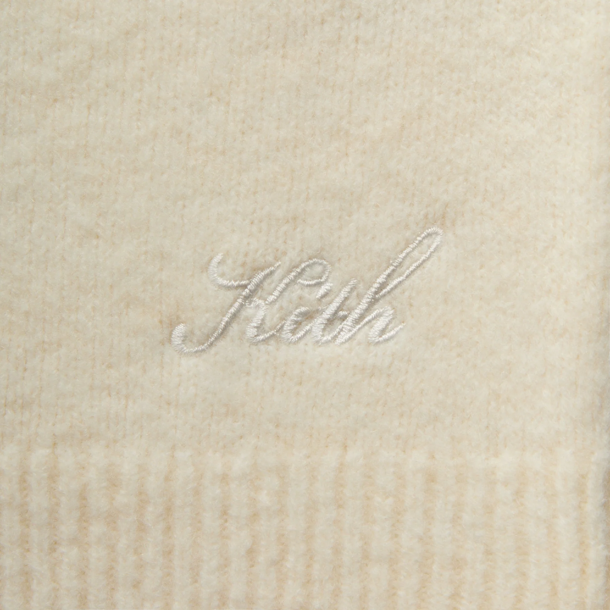 Kith Boucle Harmon Henley Sweater - Sandrift - Image 4