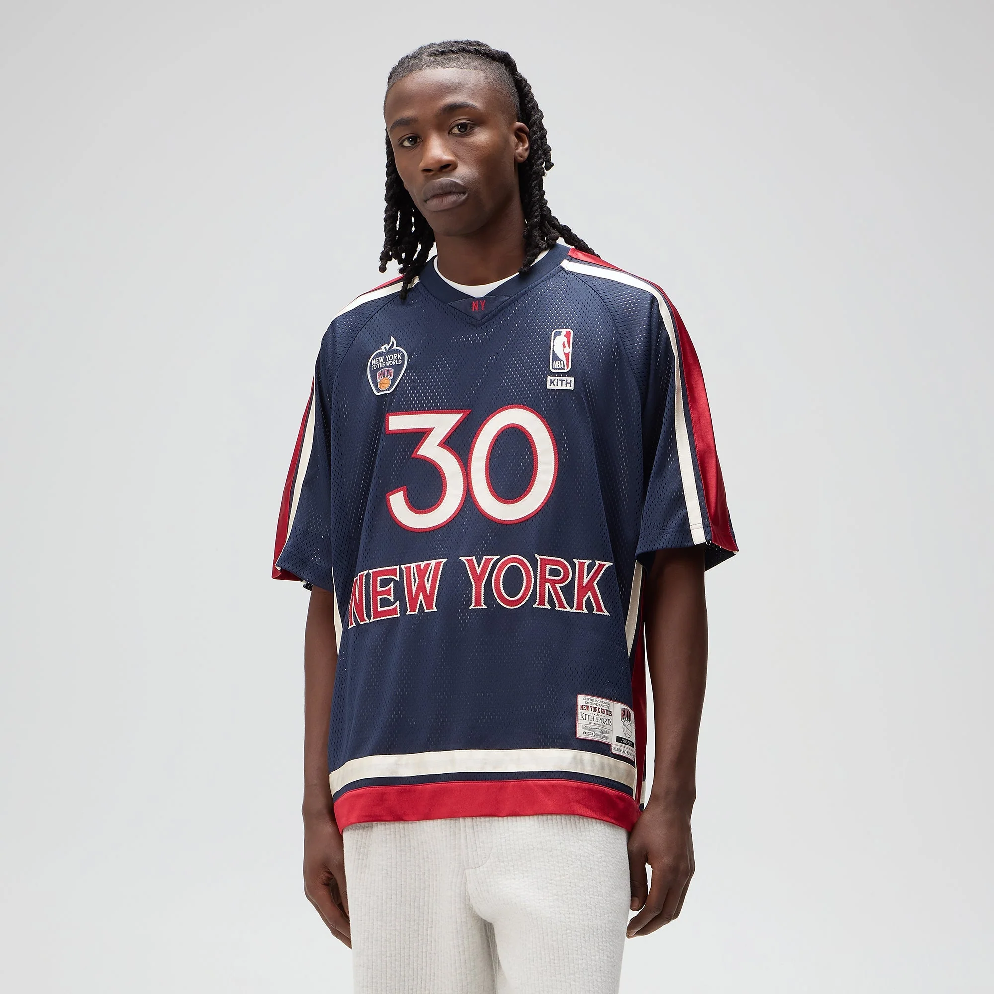 Kith for the New York Knicks Bernard King Mesh Shirt - Nocturnal - Image 2