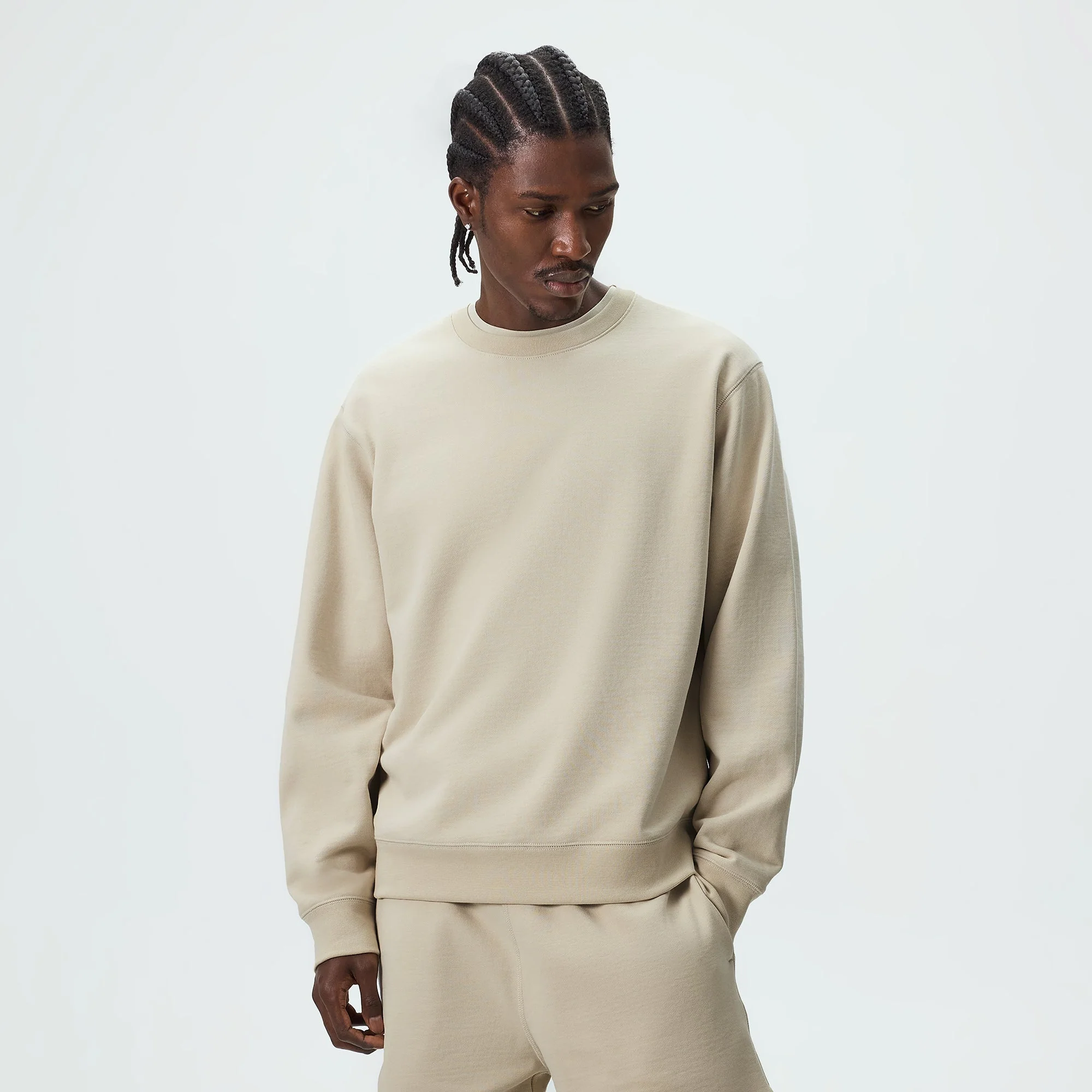 Kith 101 Brushed Terry Rhodes Crewneck - Hallow - Image 2
