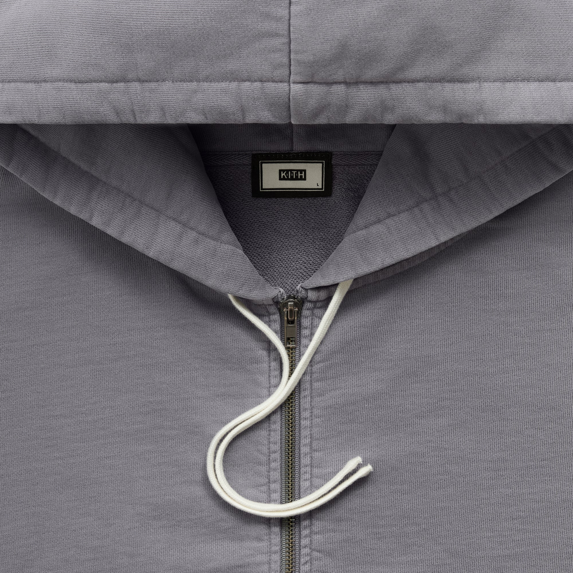 Kith 101 Soft Brushed Terry Braxton Zip Hoodie - Influence - Image 4