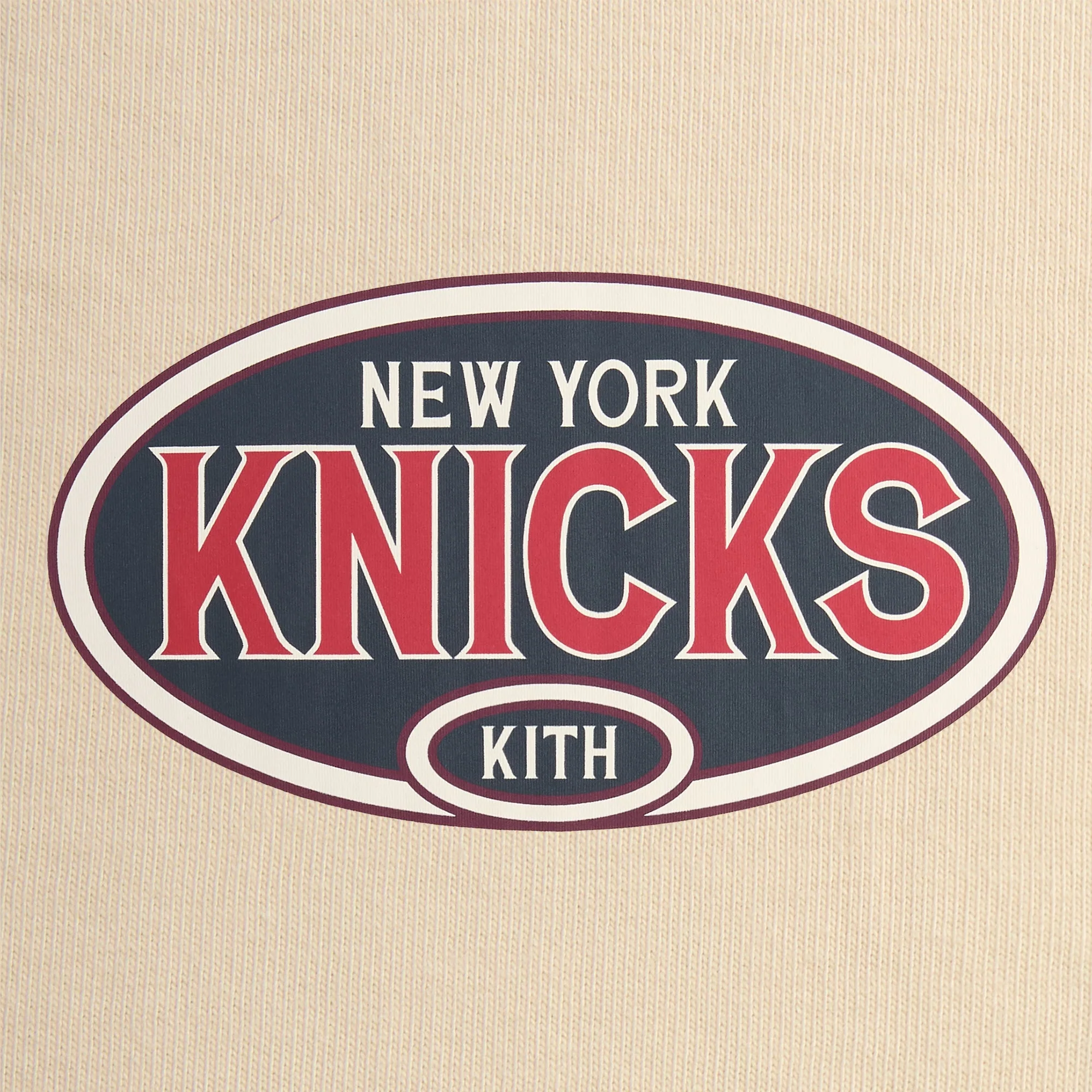 Kith for the New York Knicks NY Vintage Jones Tee - Sandrift - Image 4