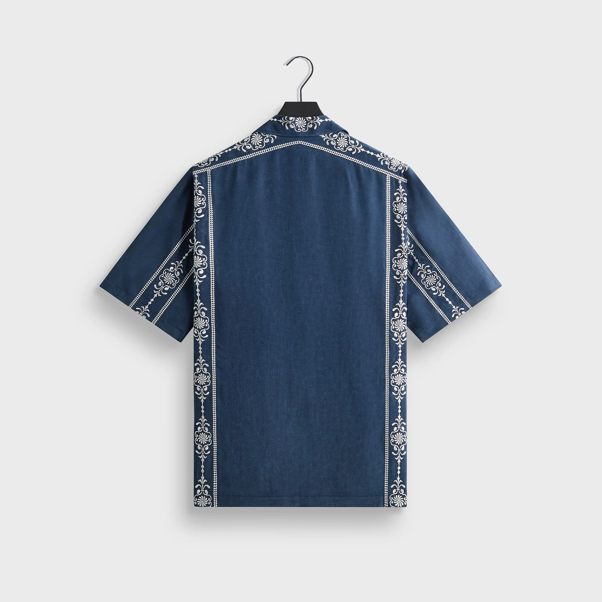 Kith Cupro Linen Thompson Camp Collar Shirt - Nocturnal - Image 3
