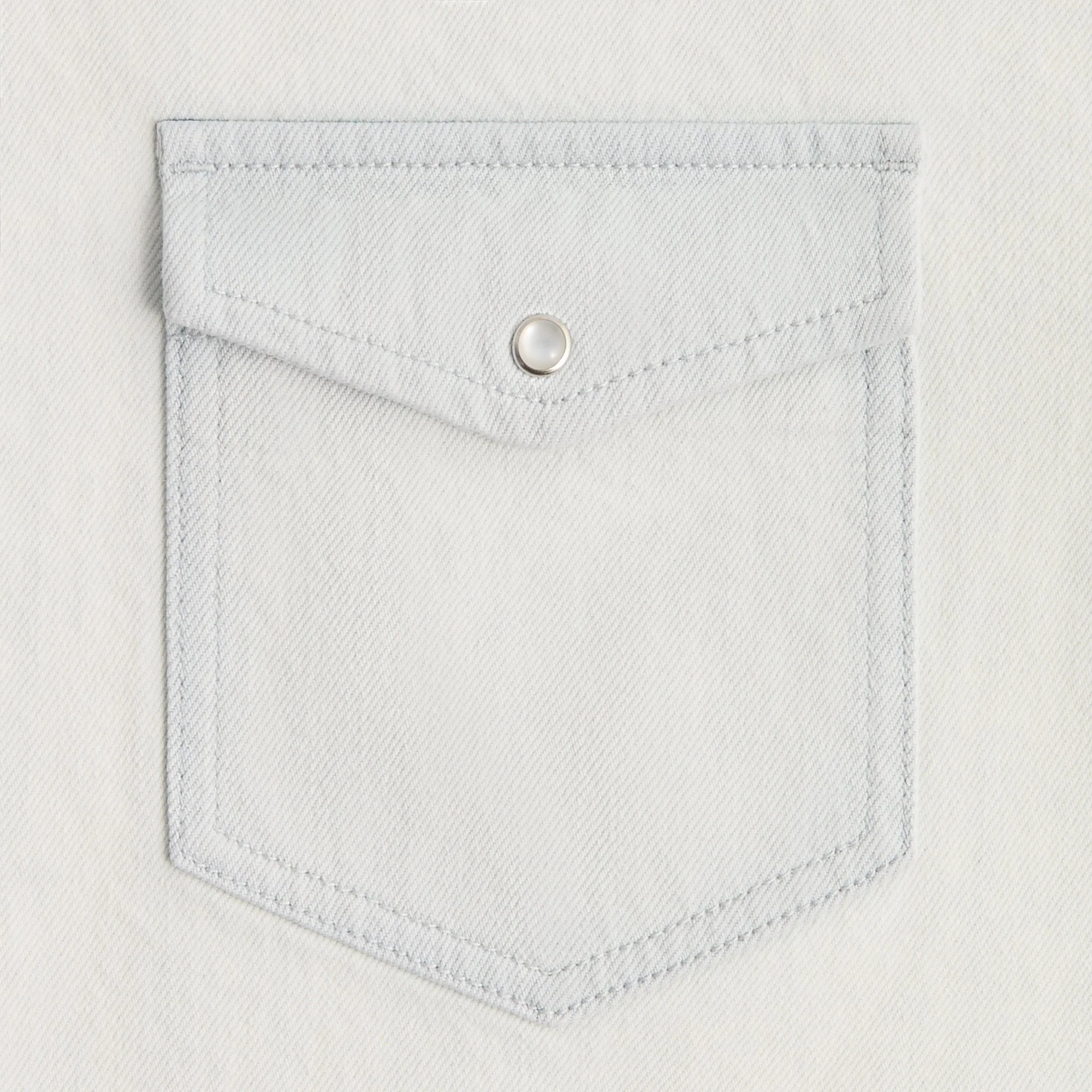 Kith Midweight Denim Long Sleeve Warwick Shirt - Eden Wash - Image 4