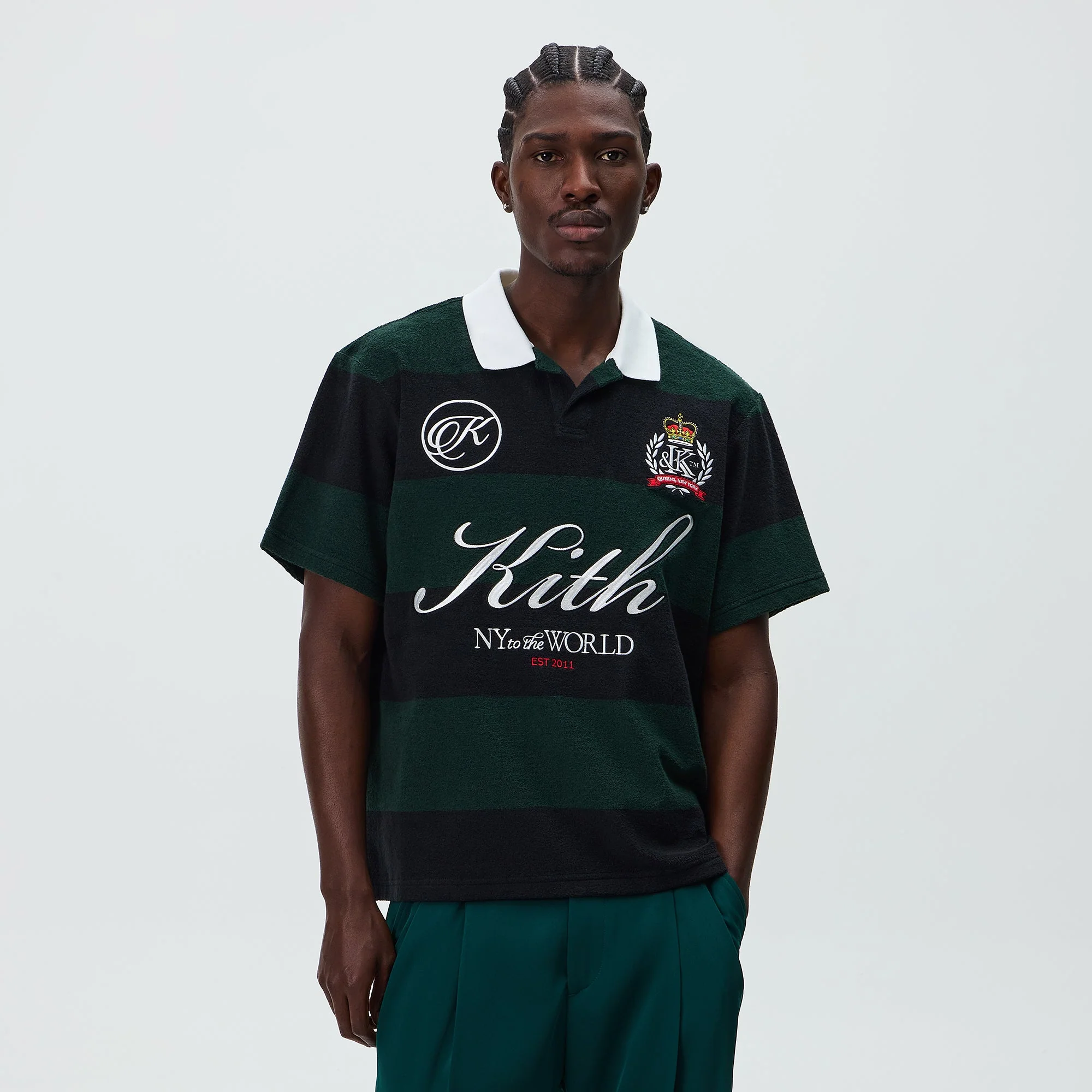 Kith Jacquard Towel Terry Ray Polo - Stadium - Image 2
