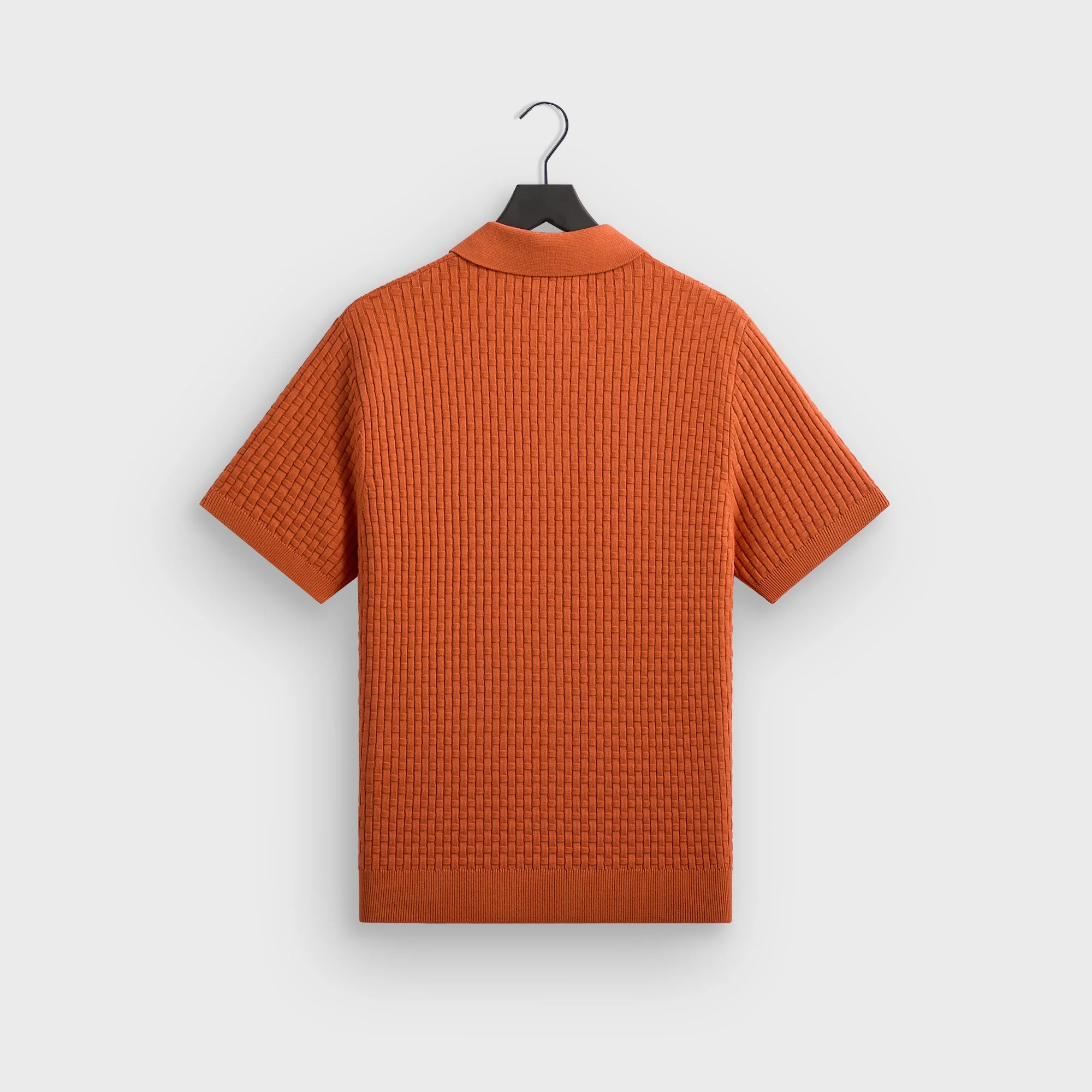 Kith Basket Weave Tilden Polo - Clementine - Image 3