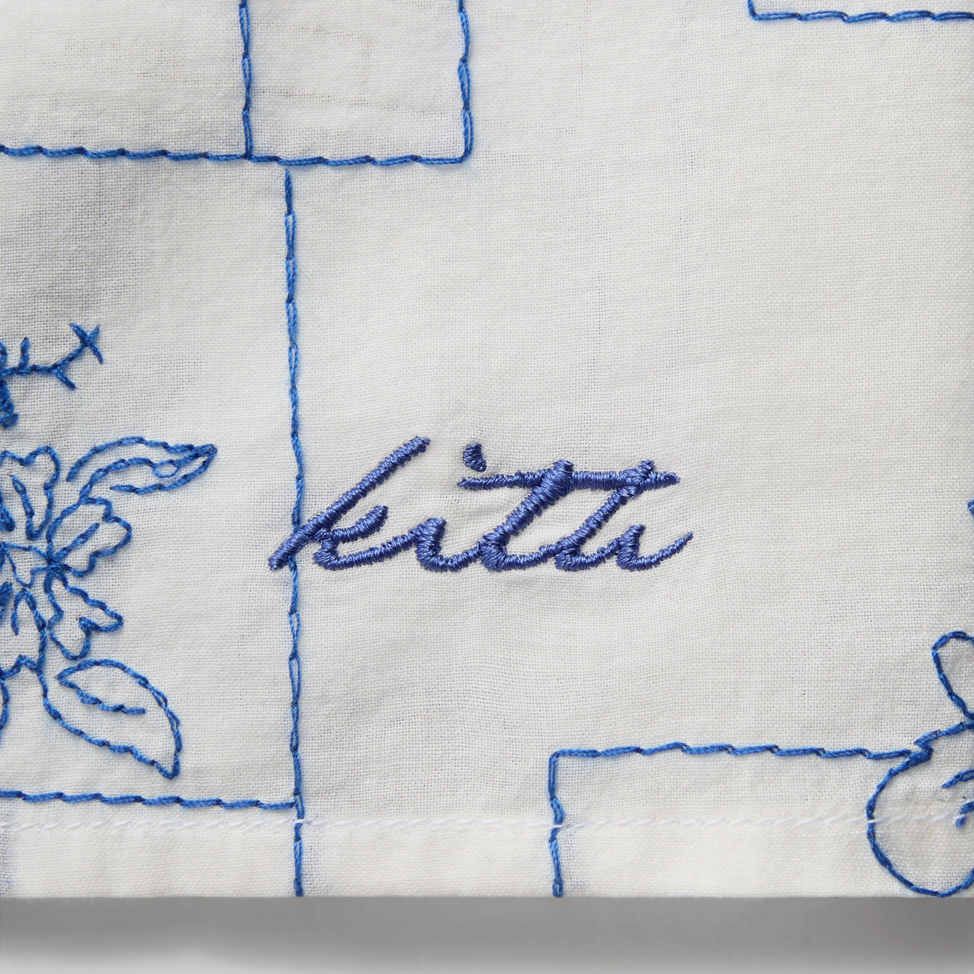 Kith Embroidered Cotton Voile Gianni Shirt - White - Image 4