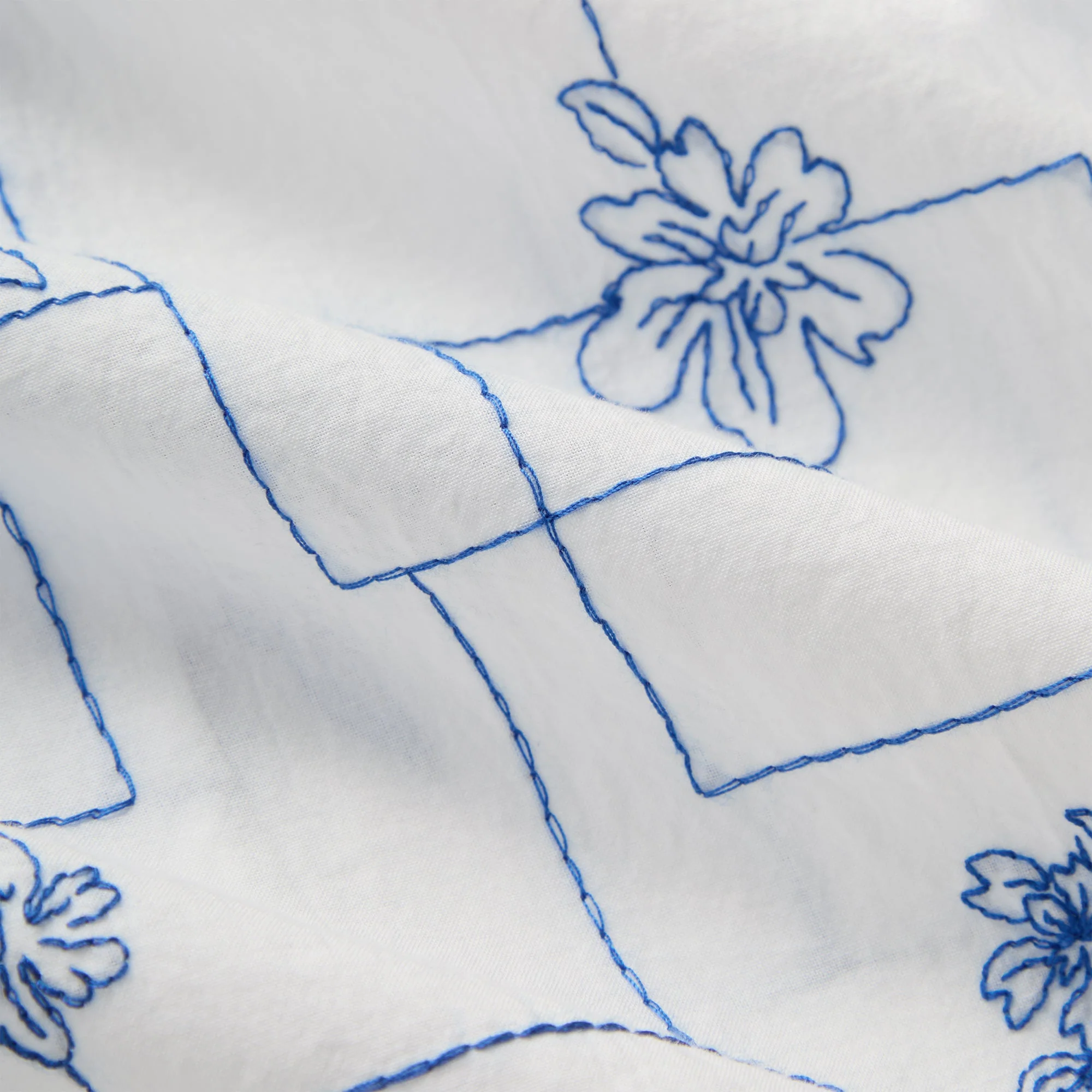 Kith Embroidered Cotton Voile Gianni Shirt - White - Image 5