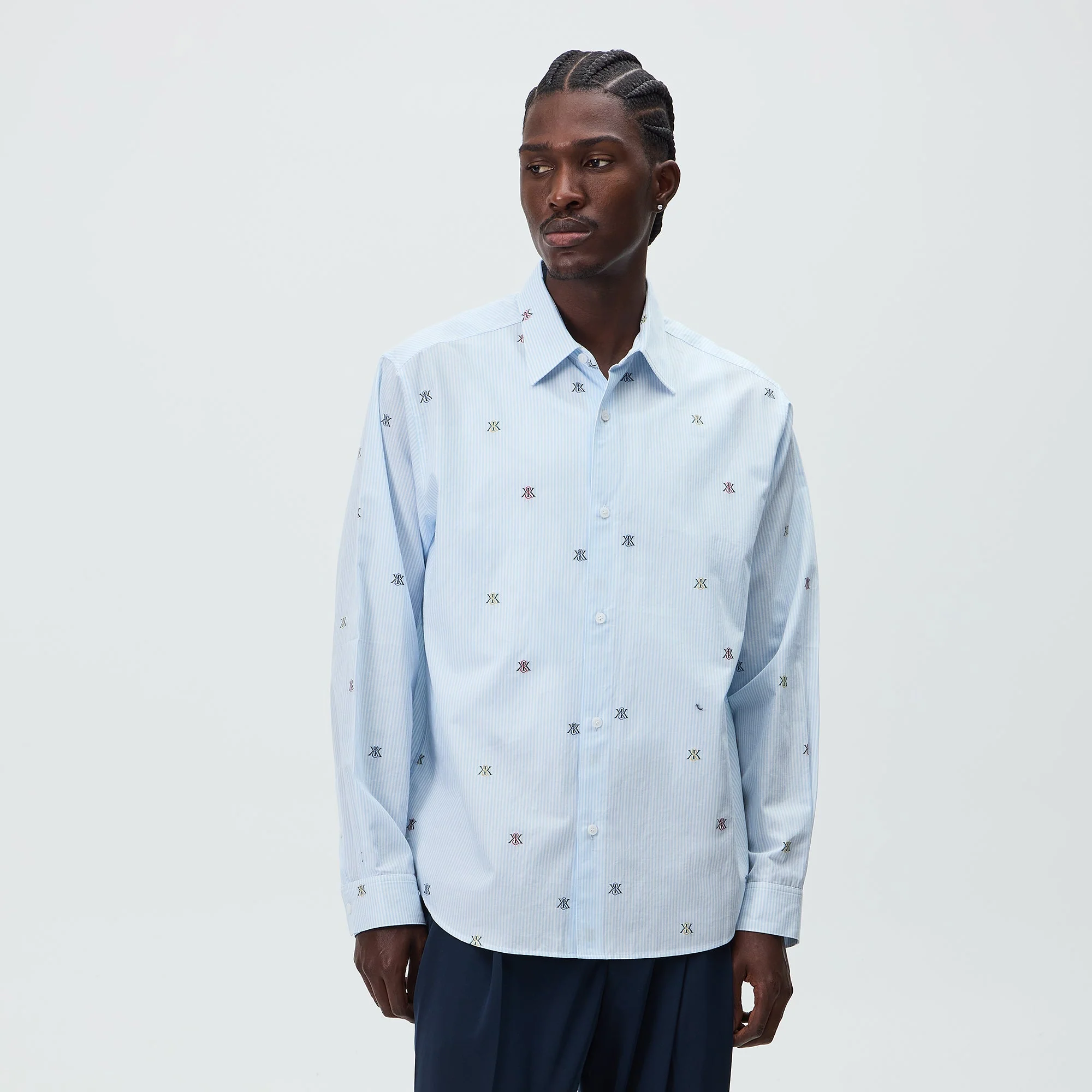 Kith Multi Crest Jacquard Georgie Shirt - Multi - Image 2