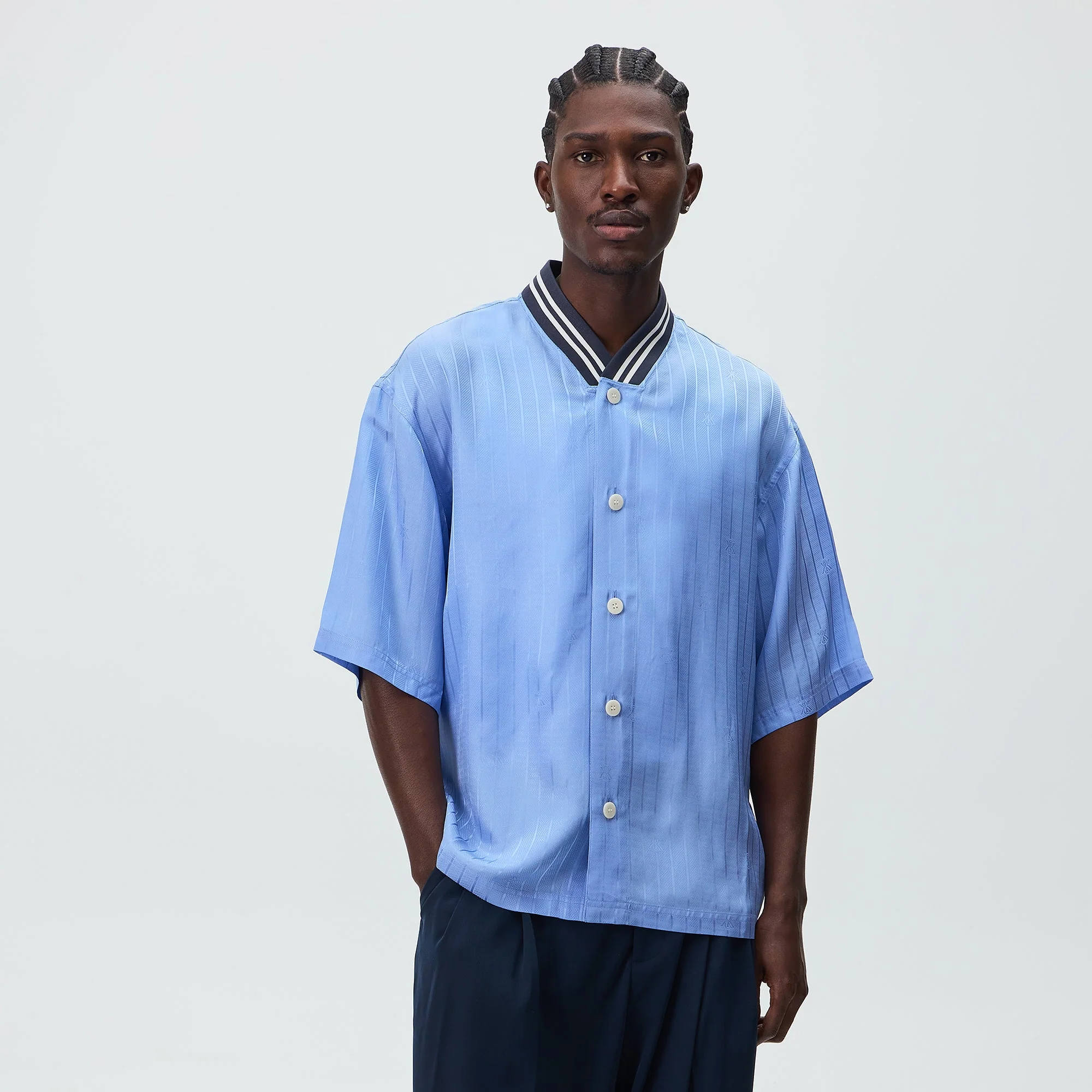 Kith Crest Logo Pacey Shirt - Millstream - Image 2