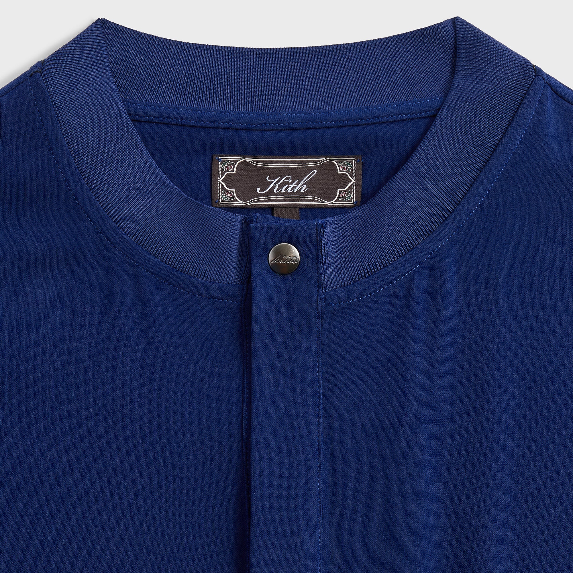Kith Double Crepe Casper Shirt - Deep Royal - Image 4