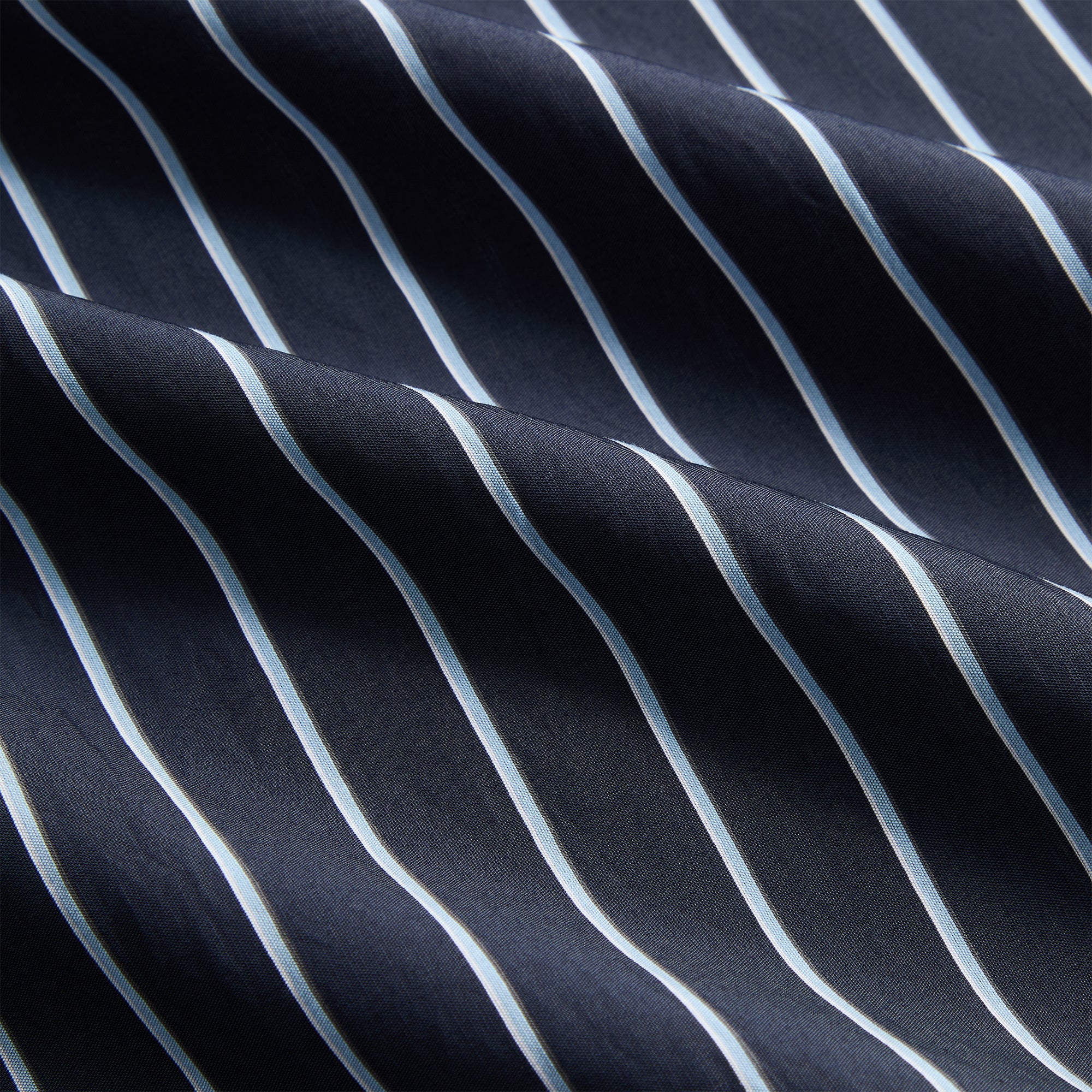 Kith Striped Poplin Long Sleeve Thompson Zip Front Shirt - Blend - Image 5