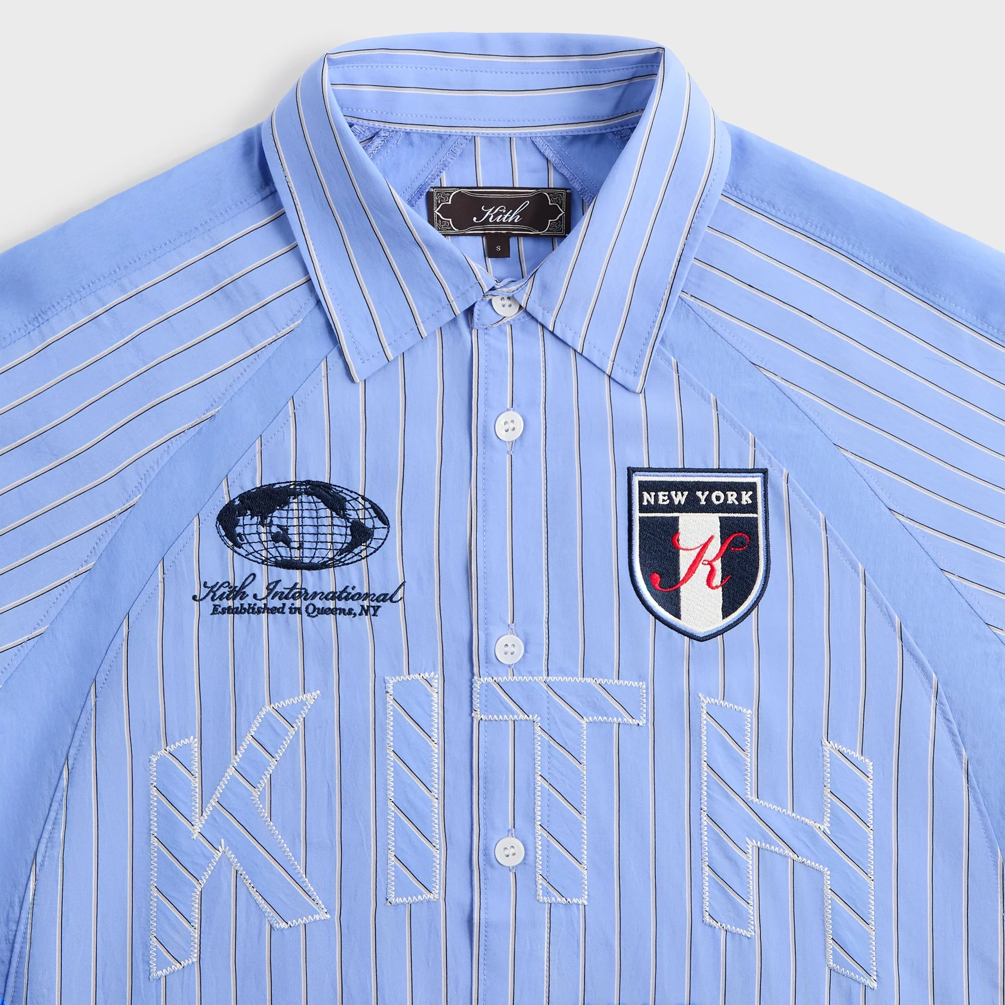 Kith Striped Poplin Shelton Shirt - Bliss - Image 4