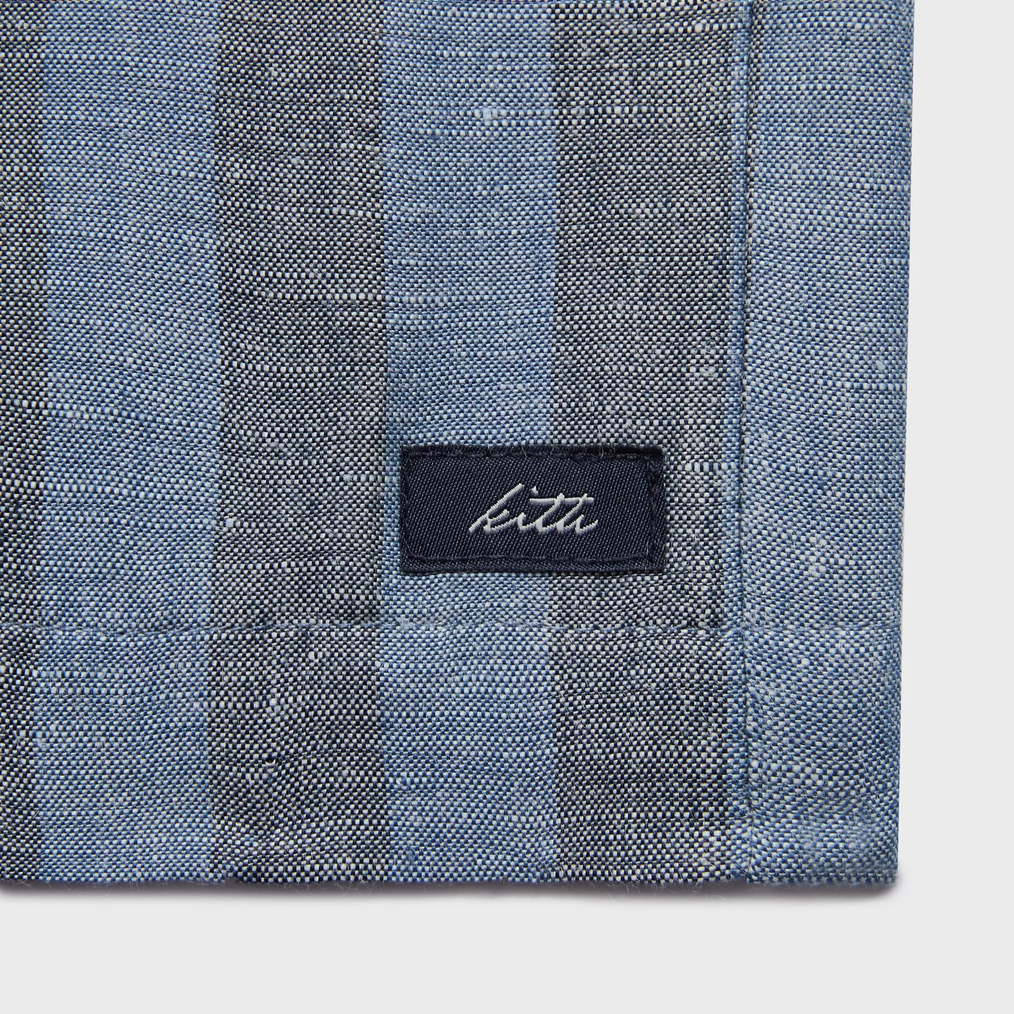 Kith Spun Silk Linen Stripe Colton Zip Front Shirt - Guide - Image 4