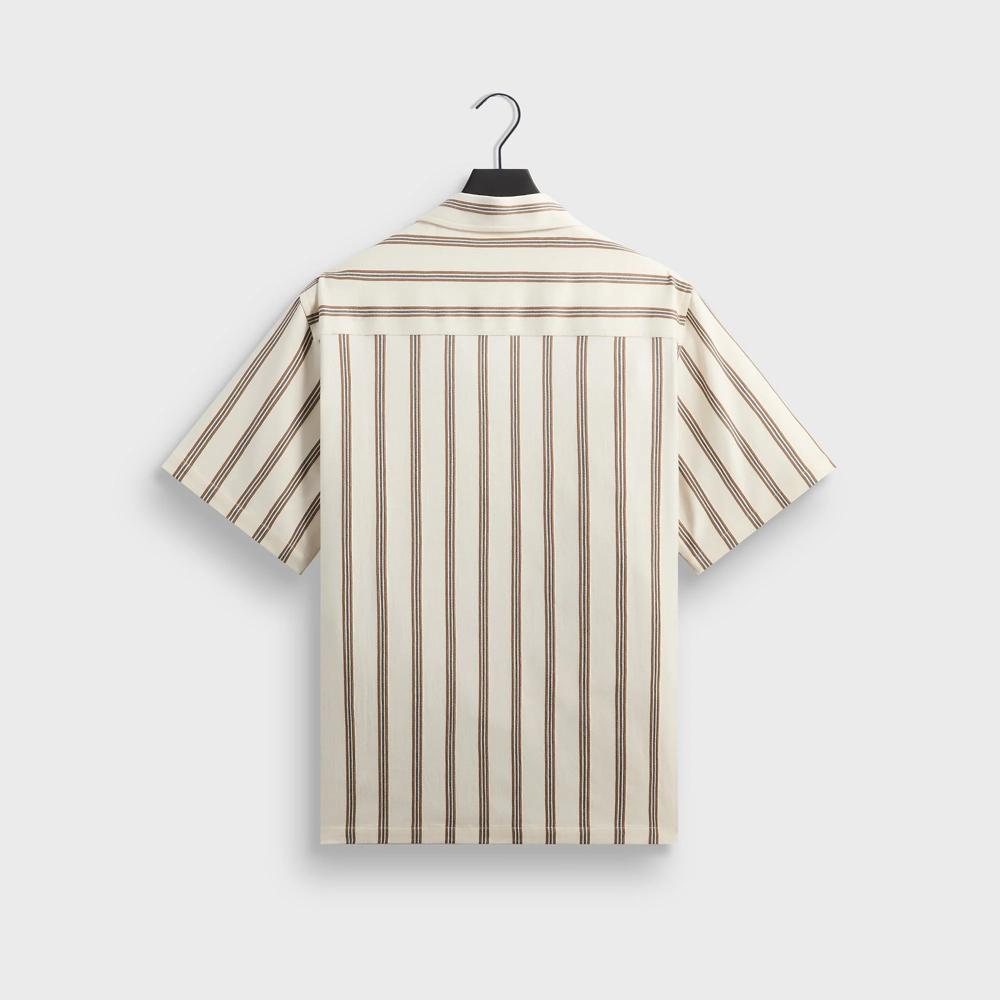 Kith Textured Stripe Thompson Camp Collar Shirt - Sandalwood - Image 3