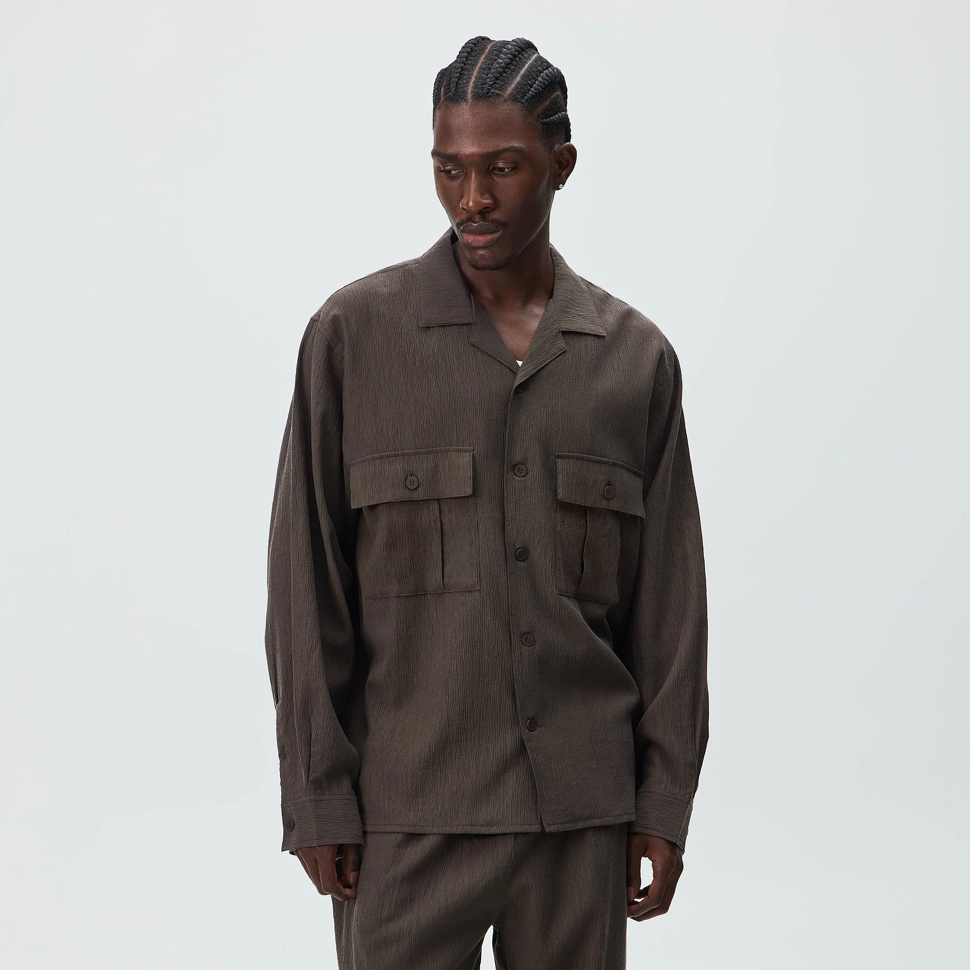 Kith Crinkled Nylon Ugo Shirt - Underground - Image 2