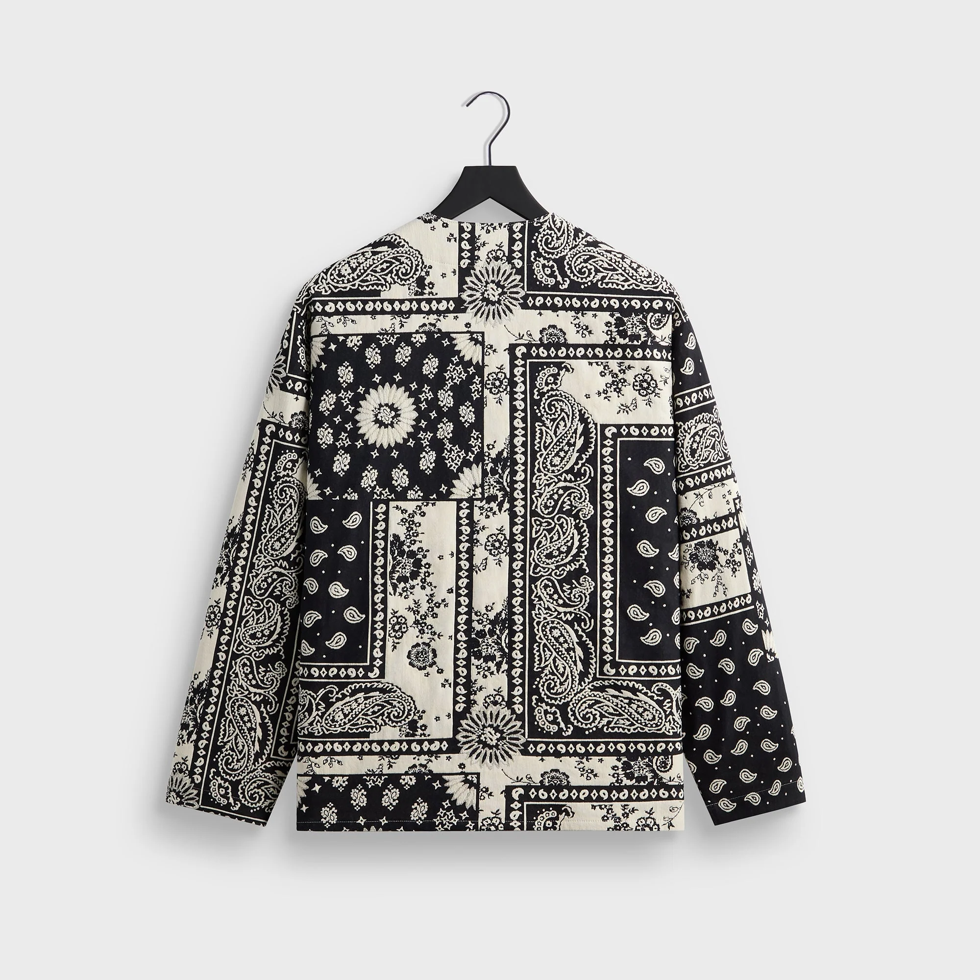 Kith Bandana Jacquard Long Sleeve Willis Shirt - Nocturnal - Image 2