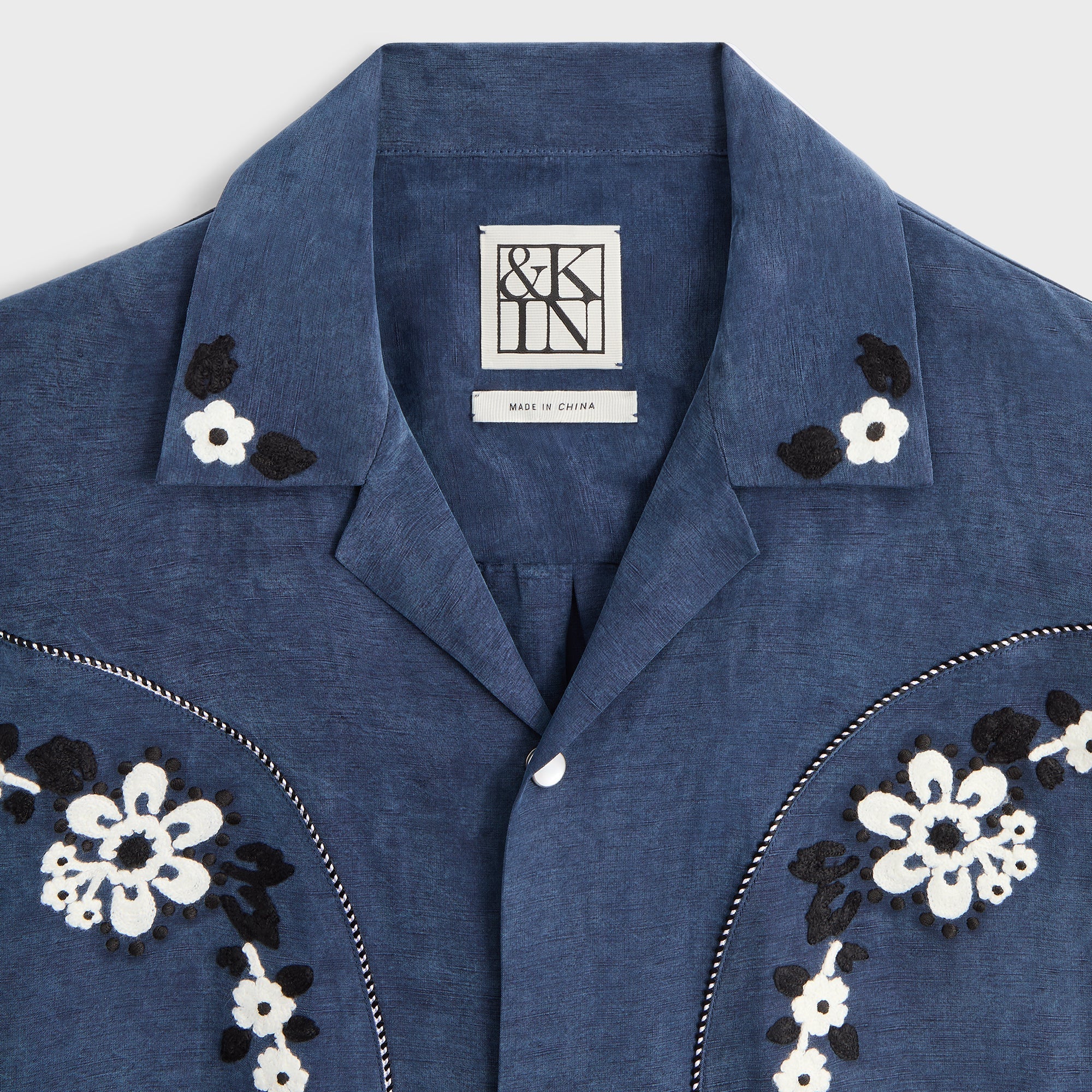 &Kin Cupro Linen Wally Shirt - Nocturnal - PH - Image 4