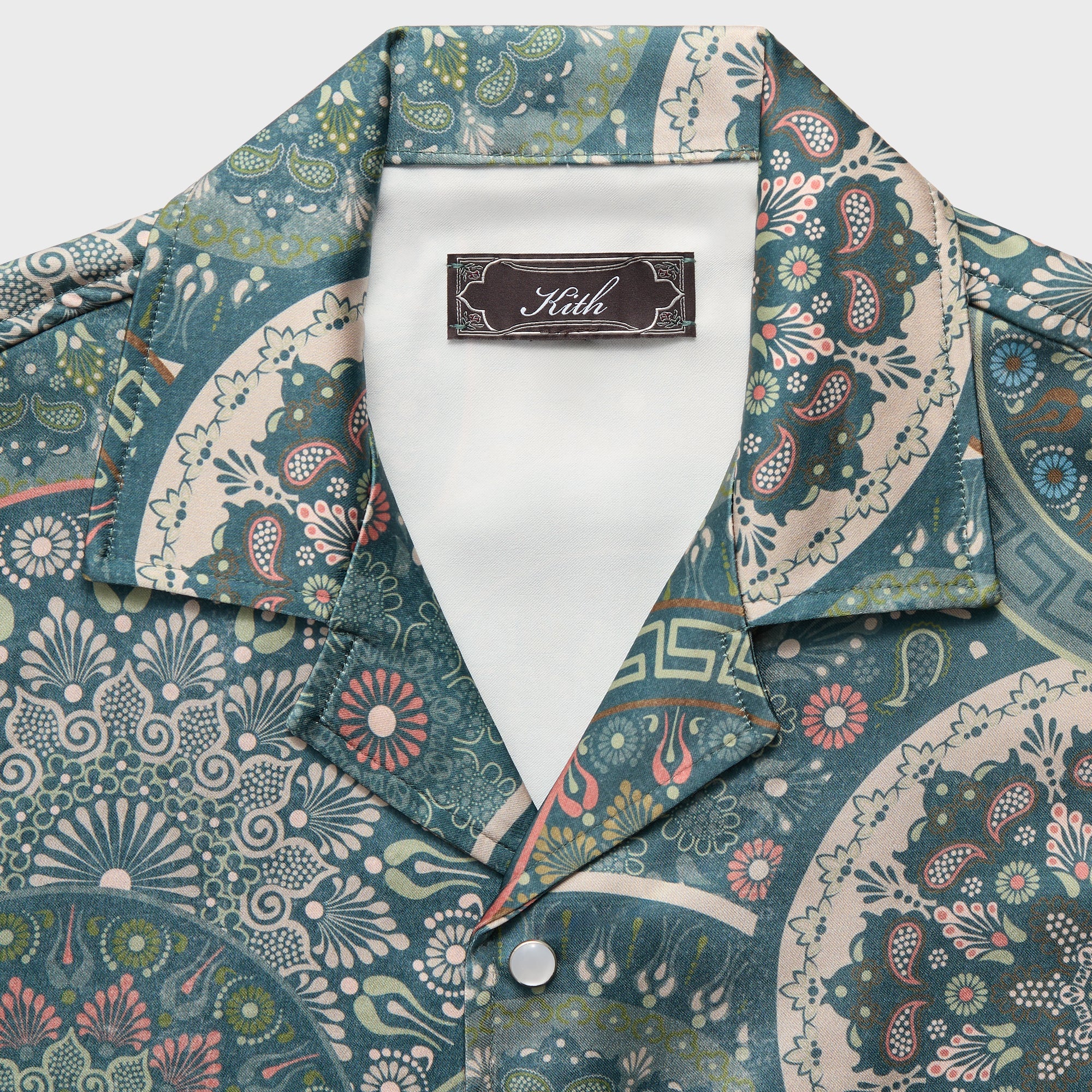 Kith Mosaic Mandala Thompson Camp Collar Shirt - Stadium - Image 4