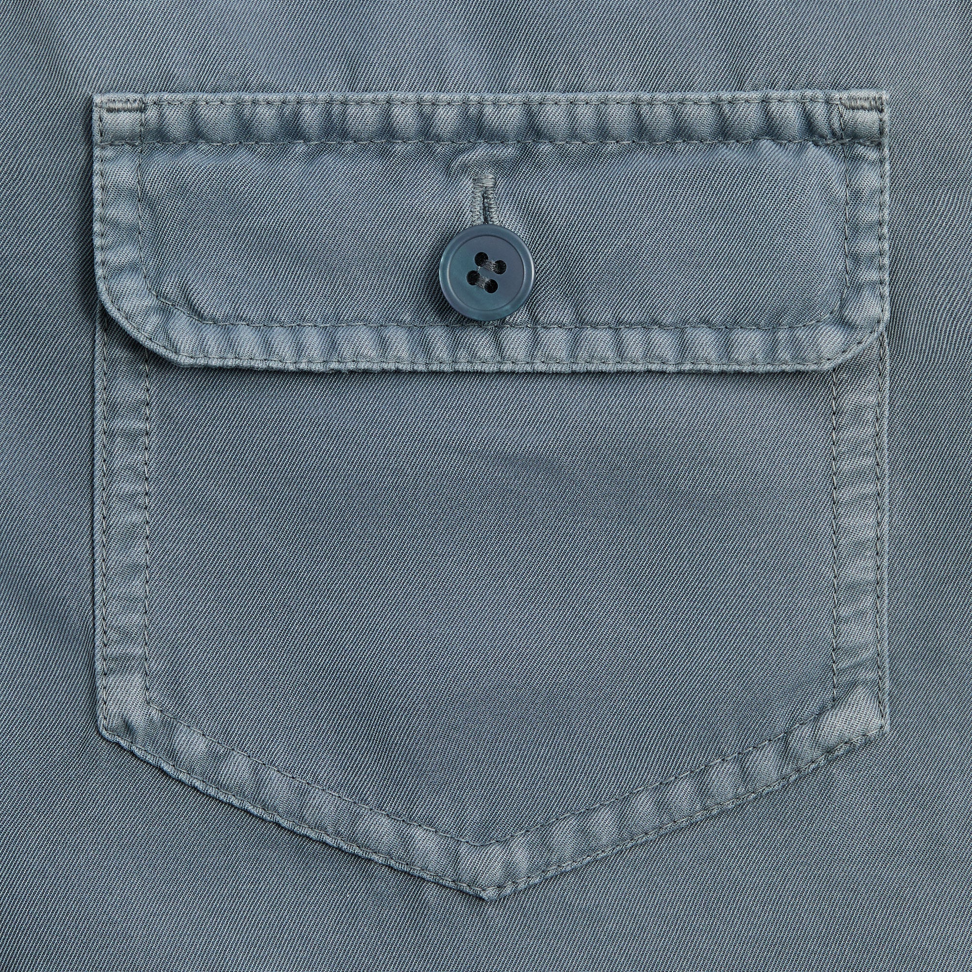 &Kin Garment Dyed Silk Collared Yardley Shirt - Ovation - Image 4