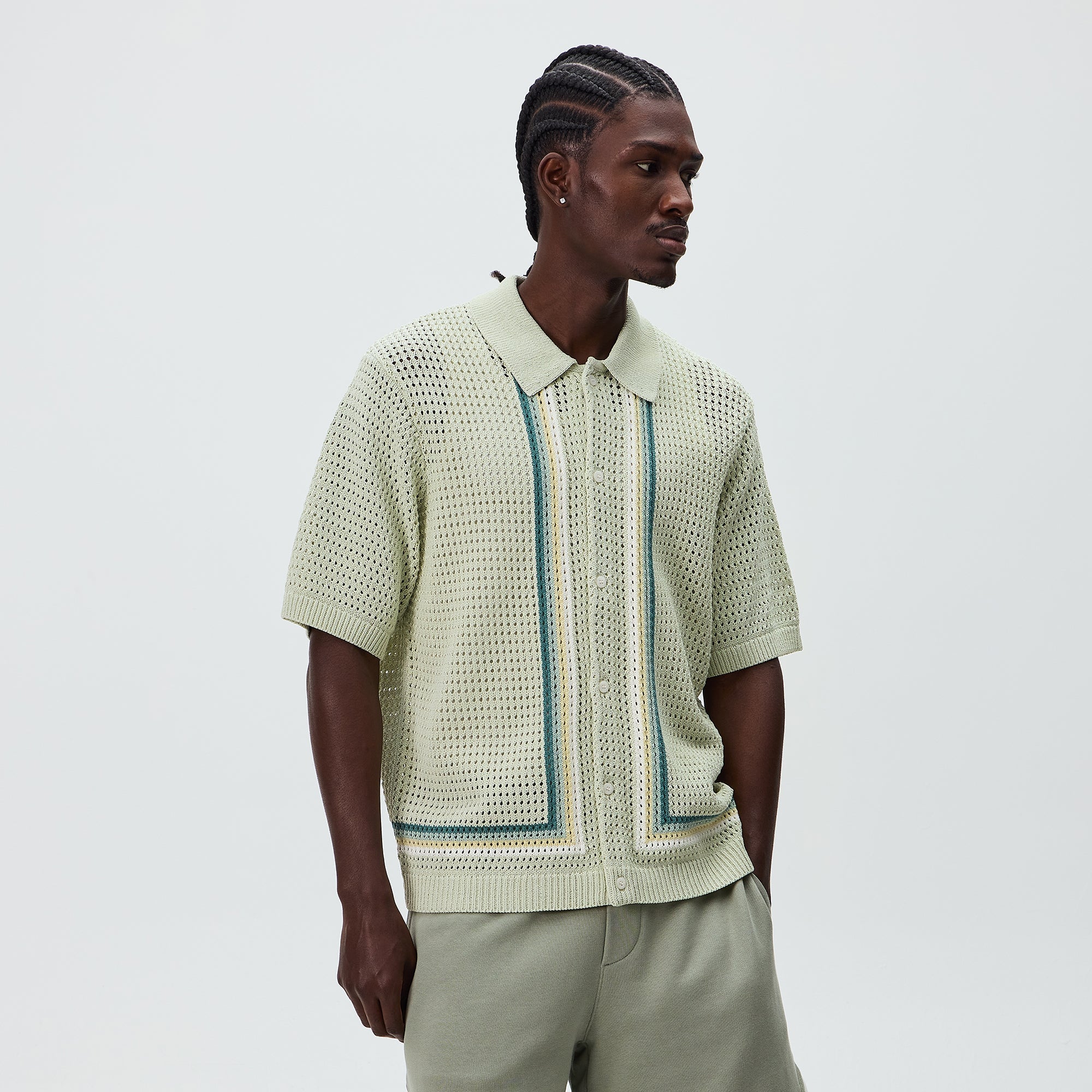 Kith Thompson Crochet Buttondown - Fresh - Image 2