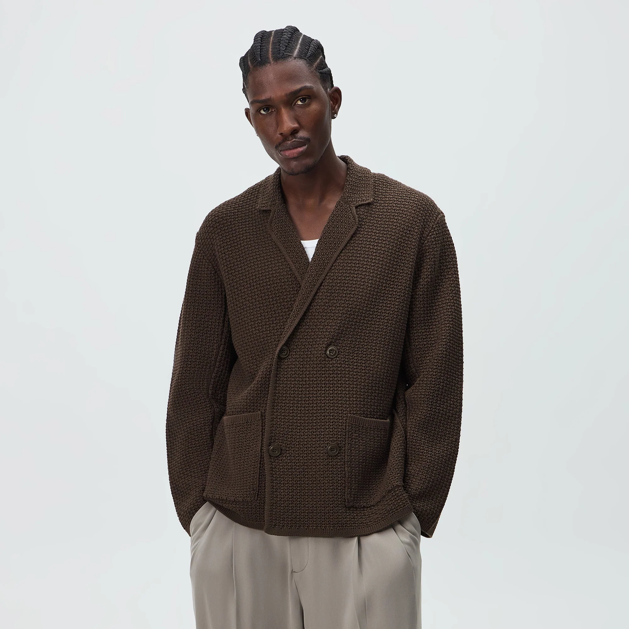Kith Crochet Knit Raya Blazer - Underground - Image 2