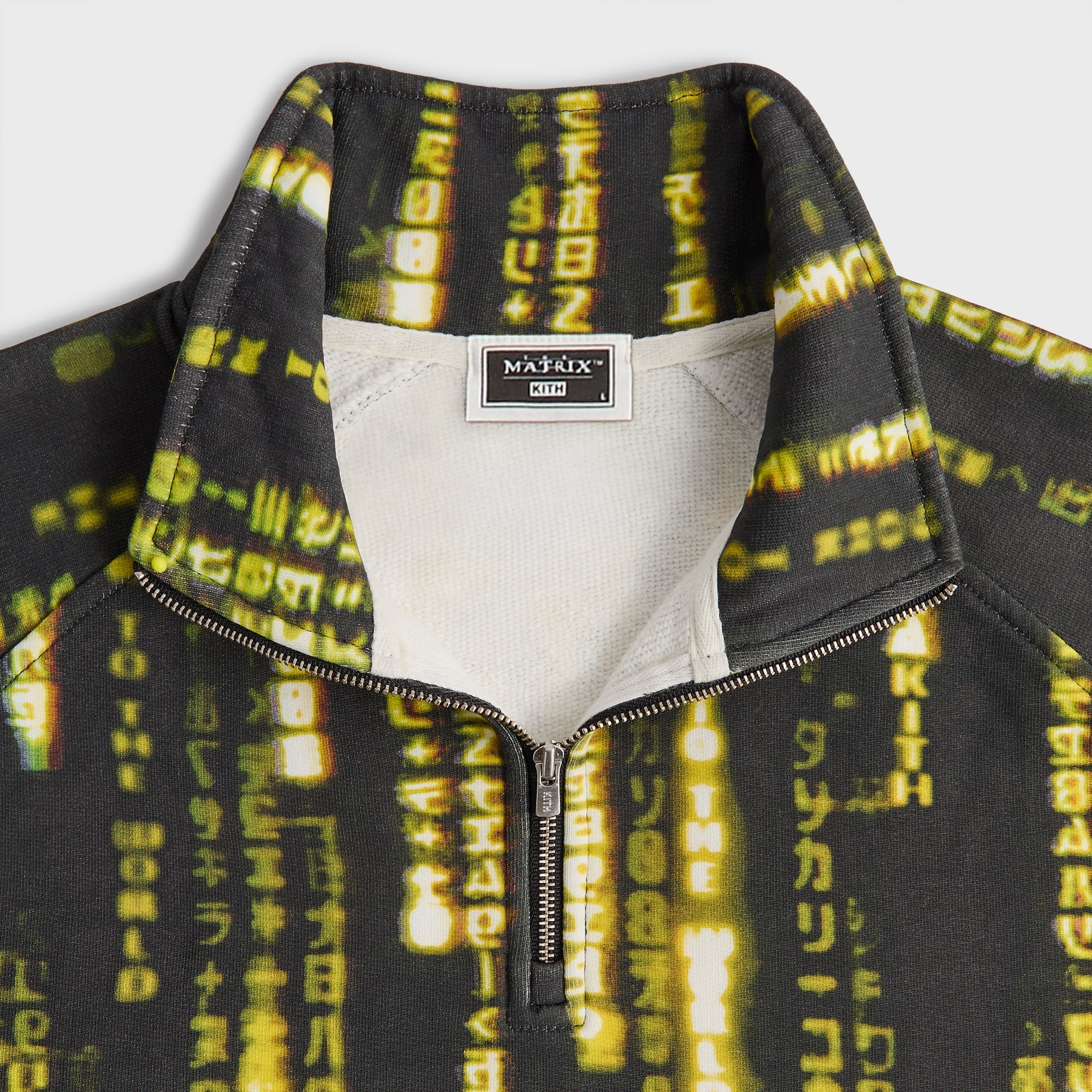 Kith for The Matrix Code Vintage Nelson Quarter Zip - Black - Image 3