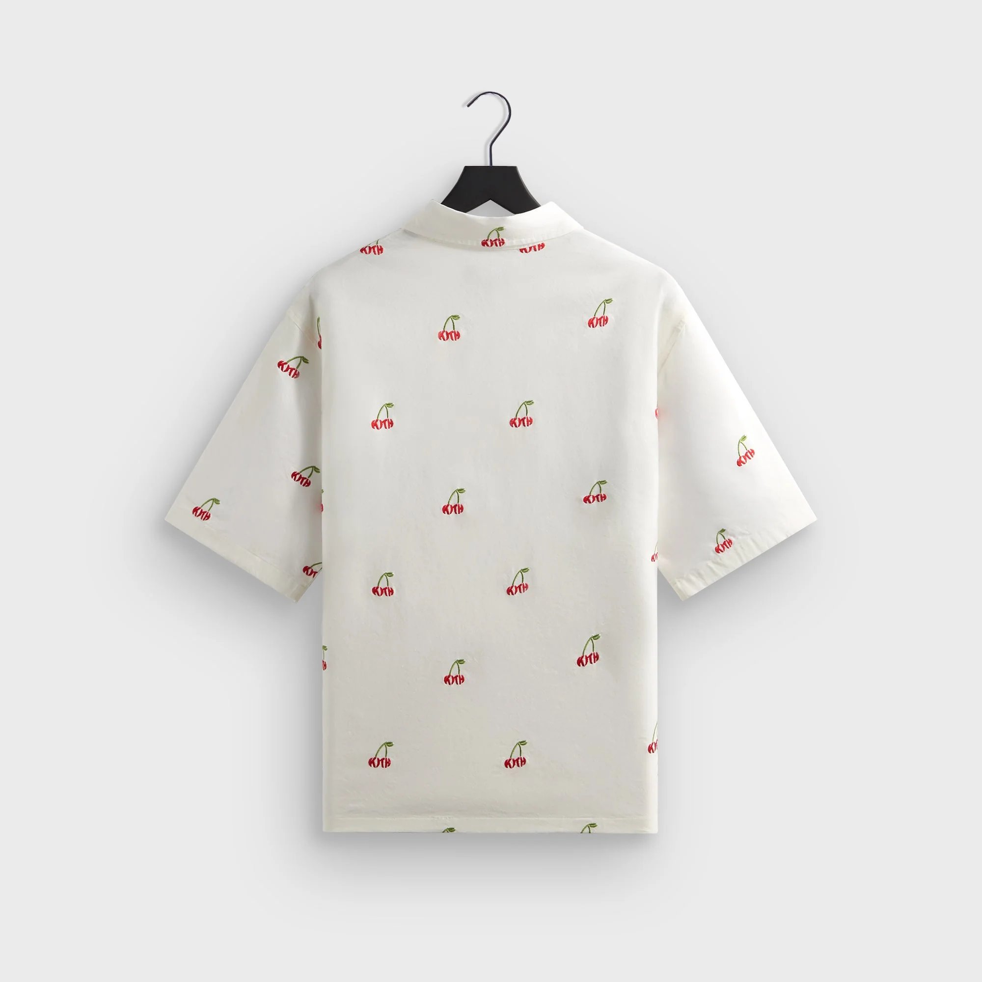Kith Embroidered Cherry Oxford Cotton Harvey Shirt - Sandrift - Image 3